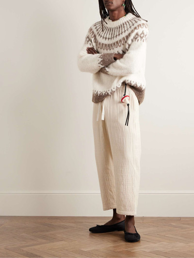 BODE Branch Yoke Intarsia-Knit Alpaca-Blend Sweater outlook