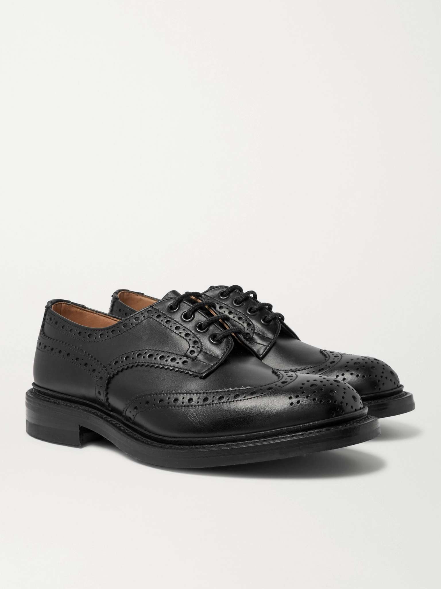 Bourton Leather Wingtip Brogues - 4