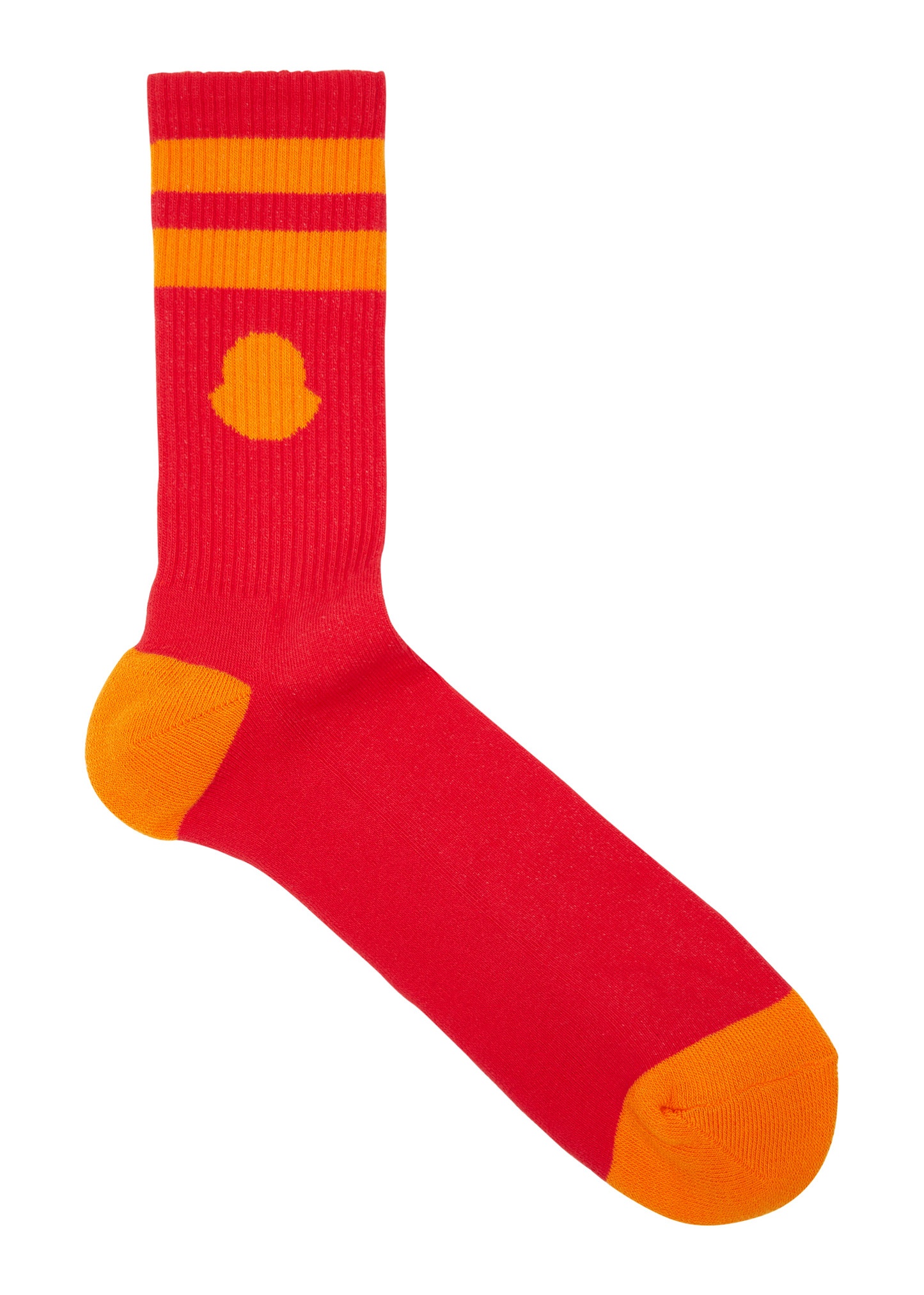 Logo-intarsia cotton-blend socks - 1