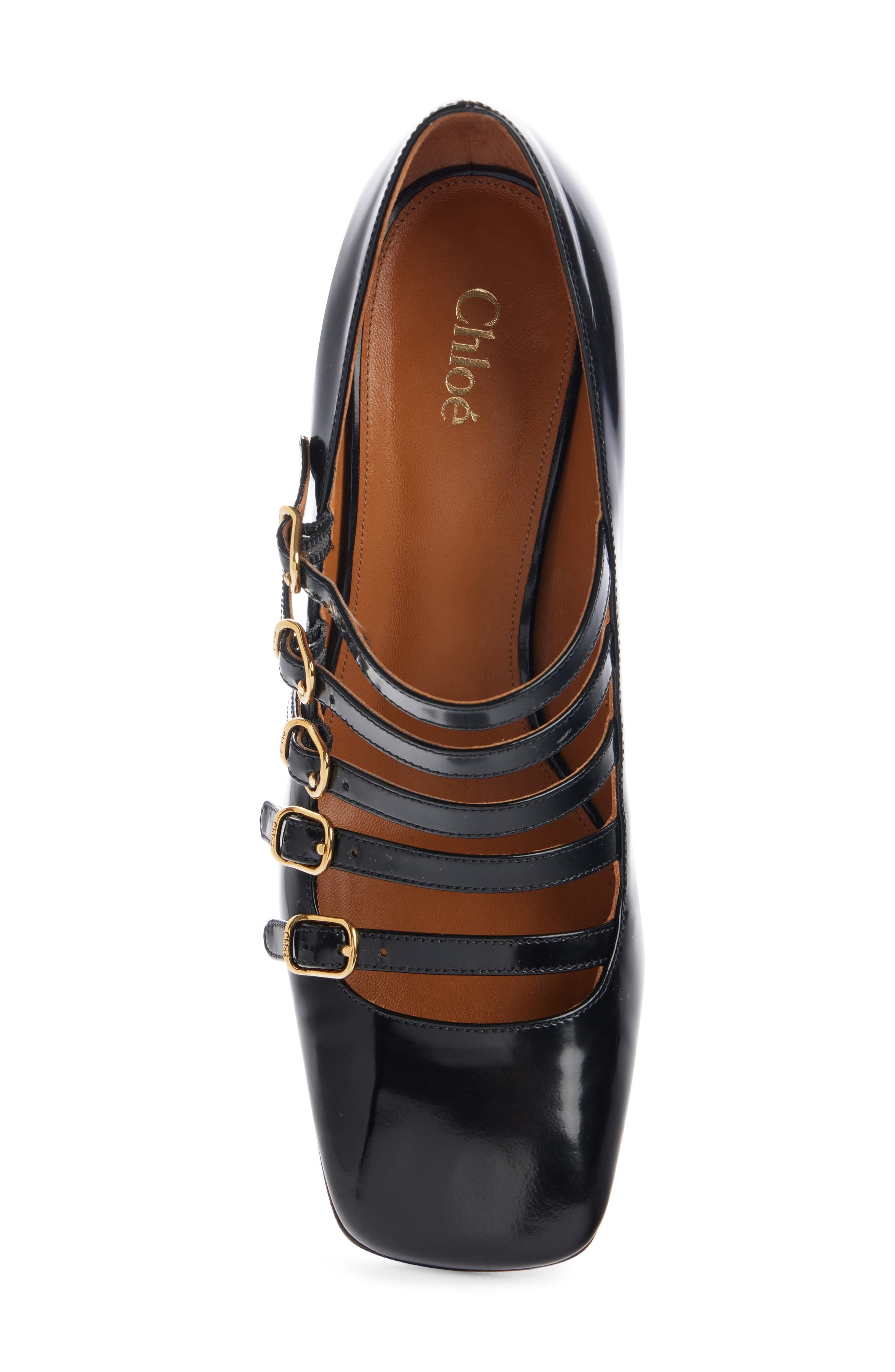 Chloé Janis Mary Jane Pump in Black at Nordstrom - 4