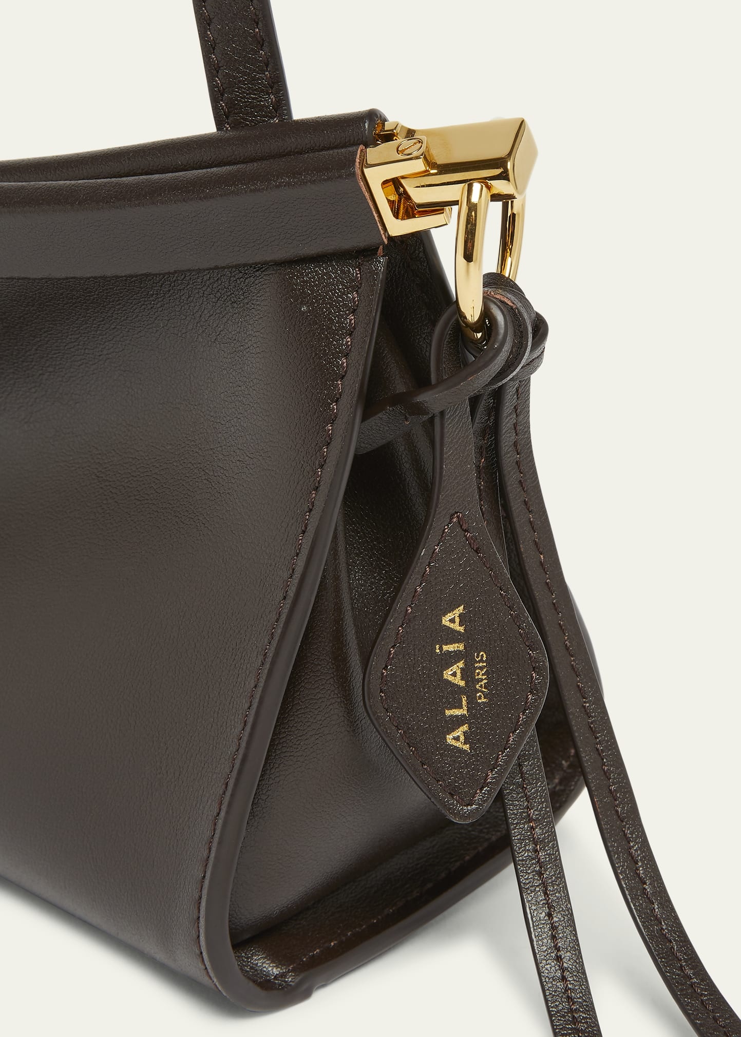Le Click Small Shoulder Bag in Glossy Leather - 5
