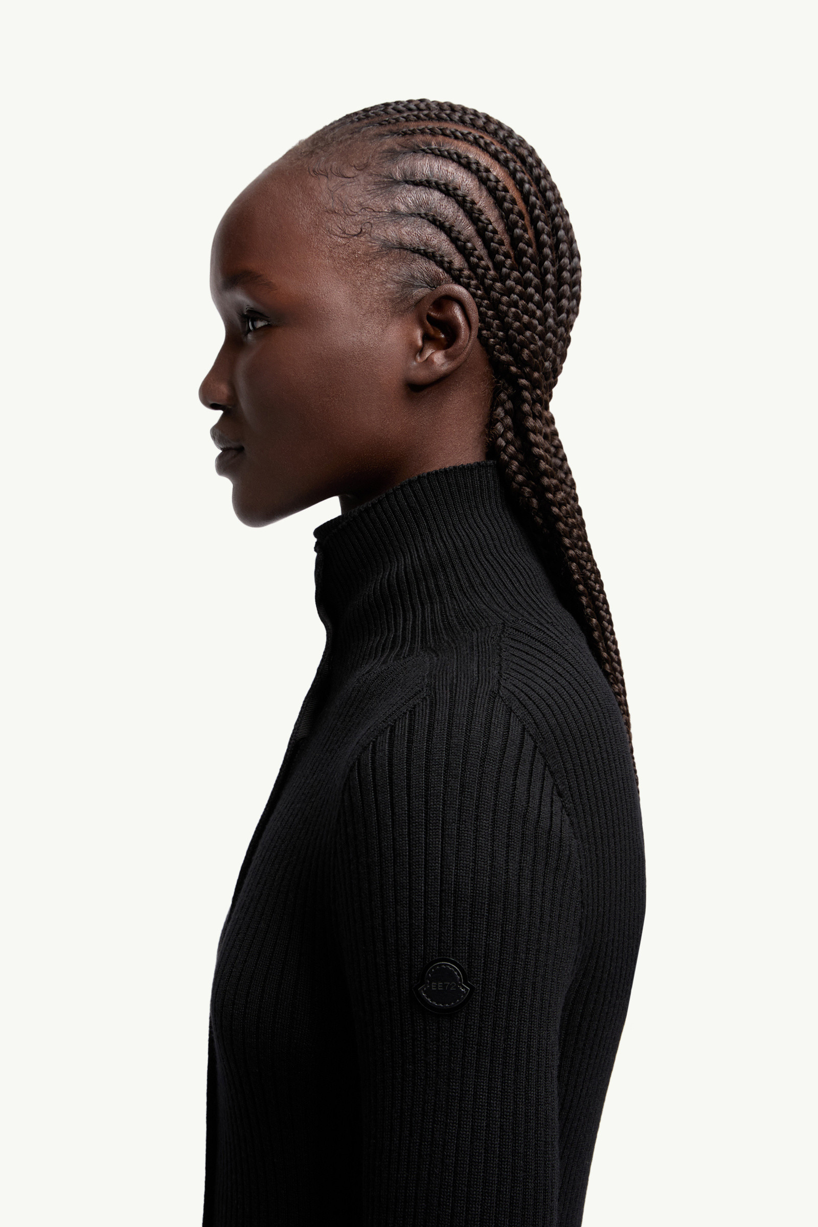 Moncler x EE72 by Edward Enninful Wool Turtleneck Dress - 4