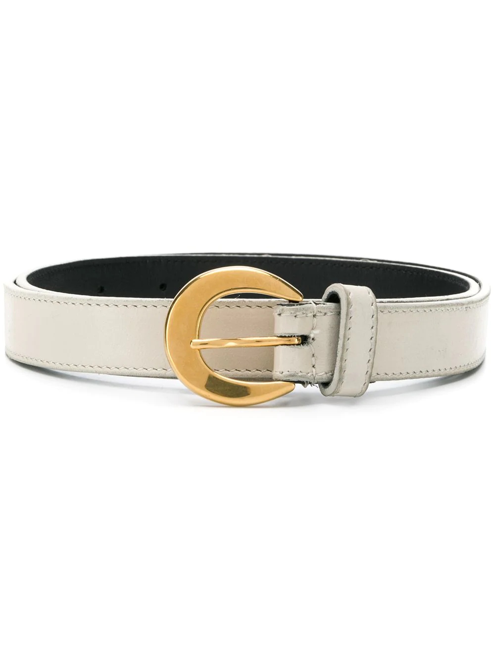 moon-buckle narrow belt - 1