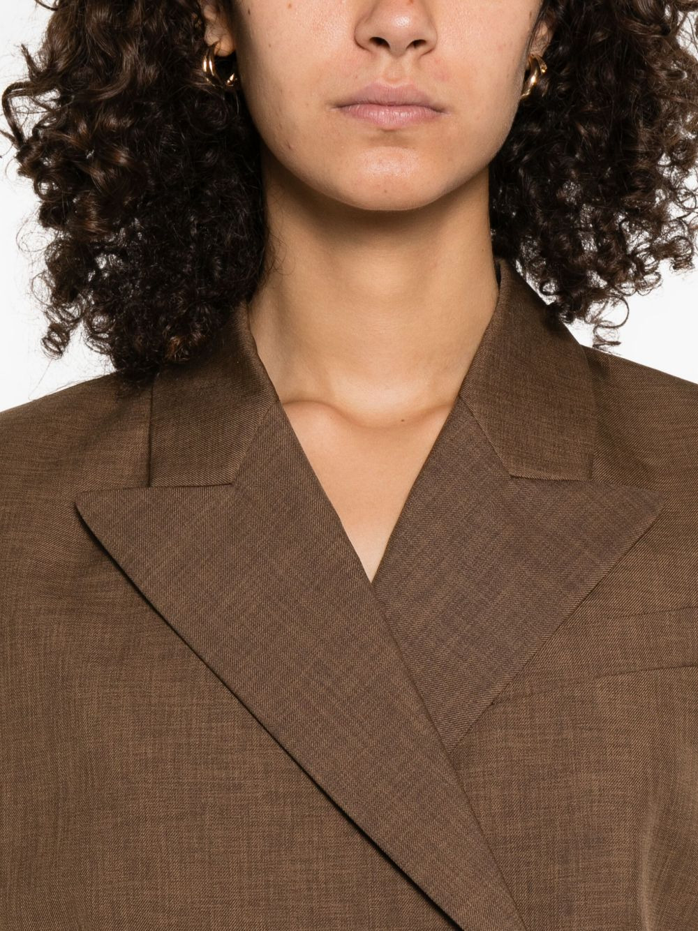 double-breasted sleeveless waistcoat - 5