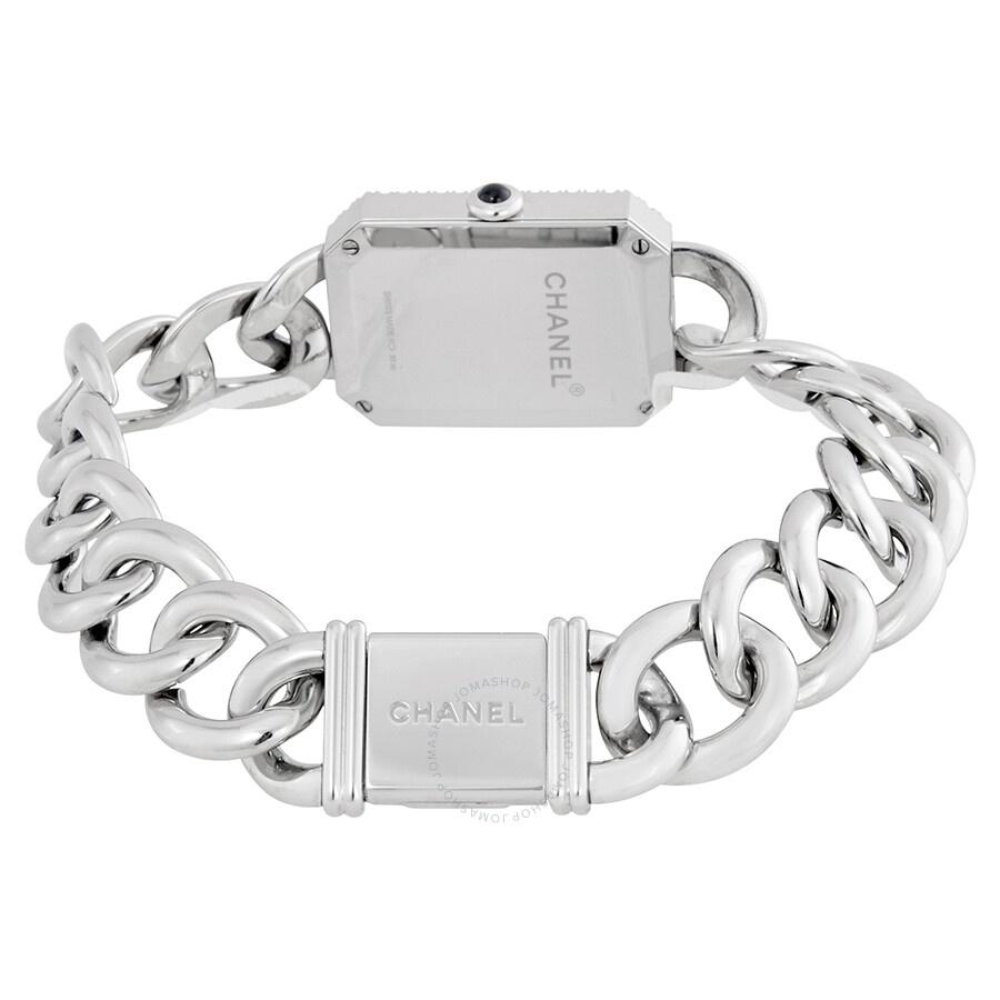 Chanel Premiere Black Dial Stainless Steel Diamond Ladies Watch H3254 - 3