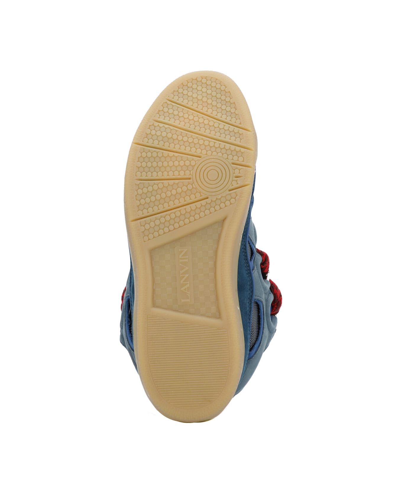 'curb' Sneakers In Blue And Grey Leather - 5