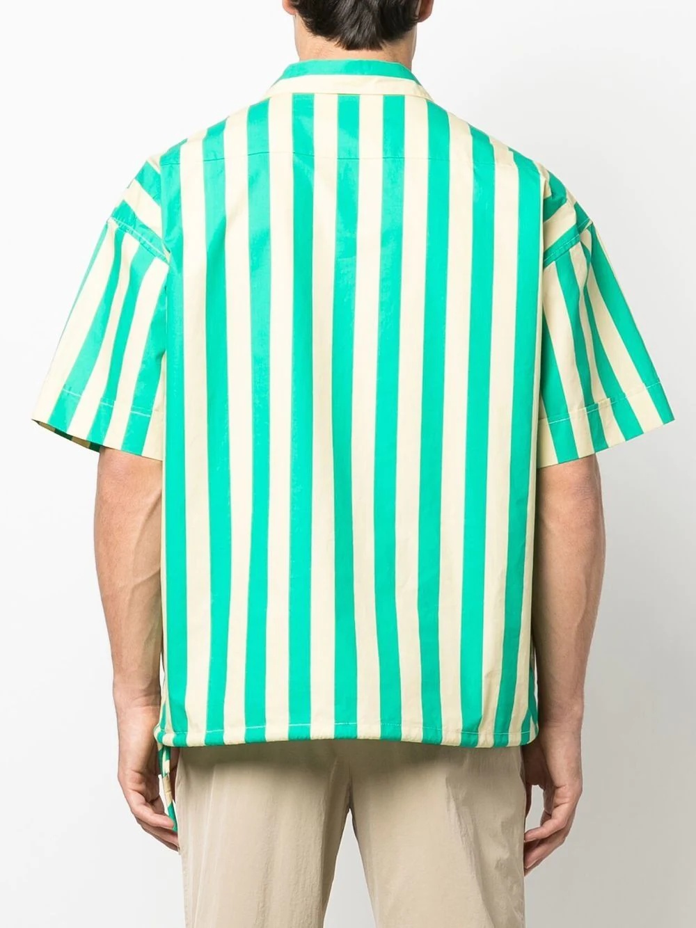 striped short-sleeve shirt - 4