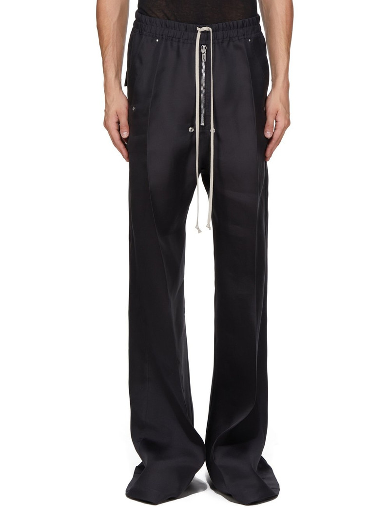 Black Hollywood Wide Bela Trousers - 1