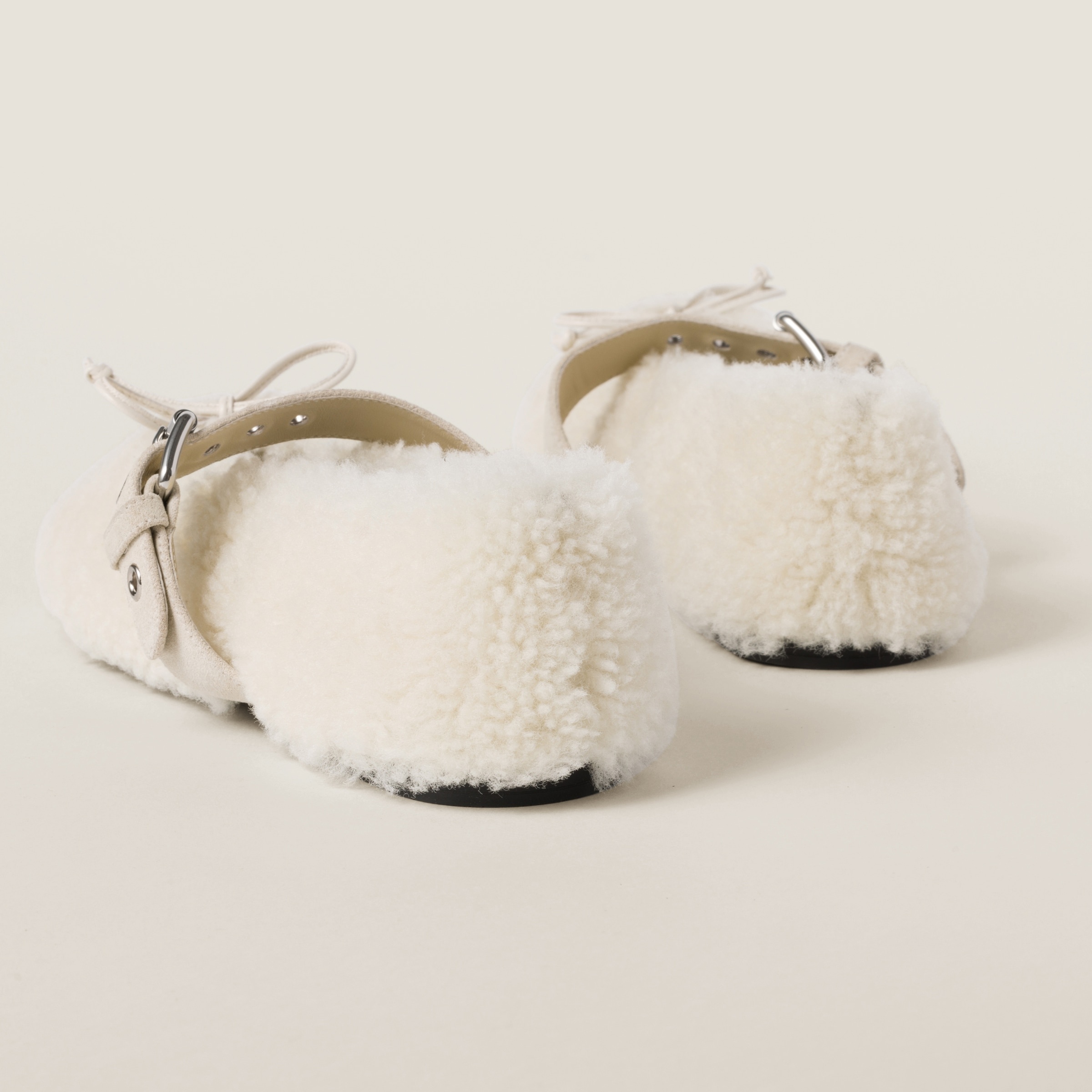 Miu Miu Shearling ballerinas | REVERSIBLE