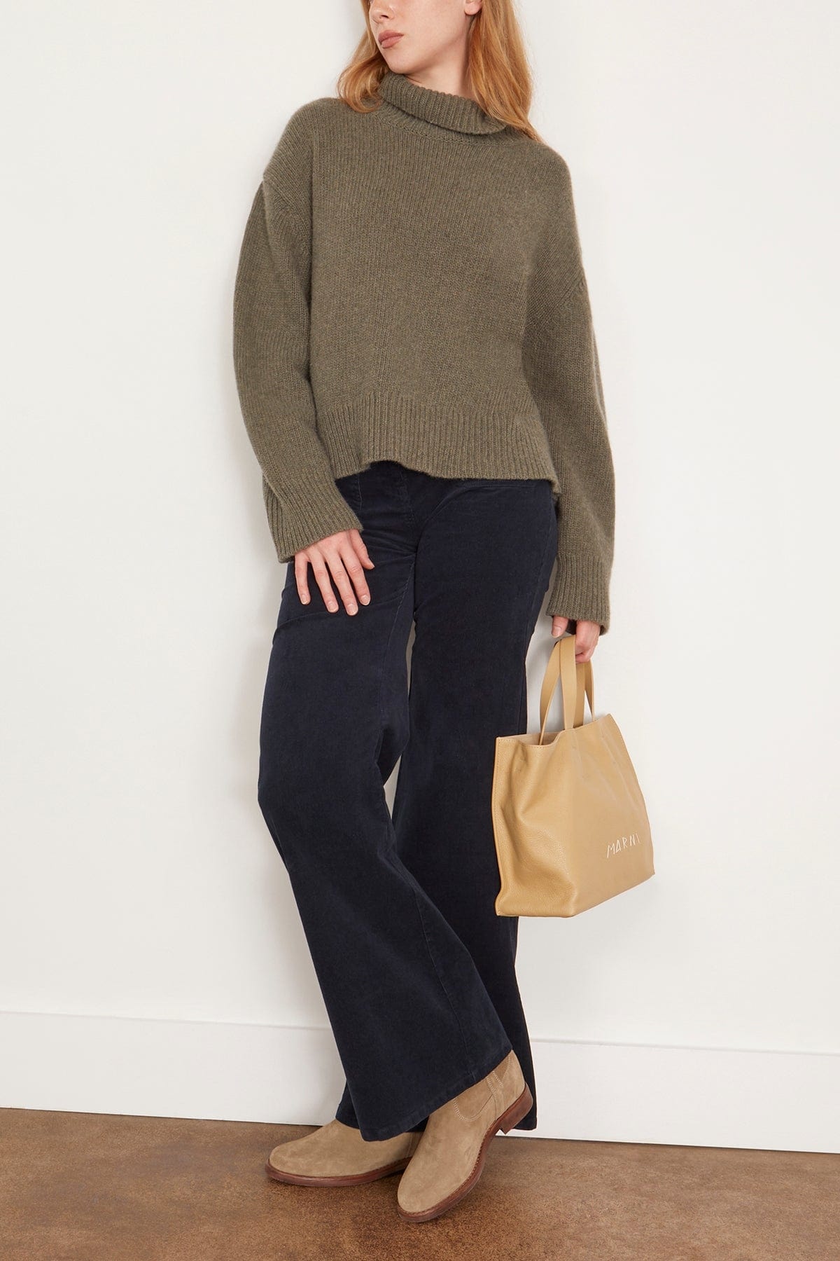 Omaira Sweater in Army Green - 2