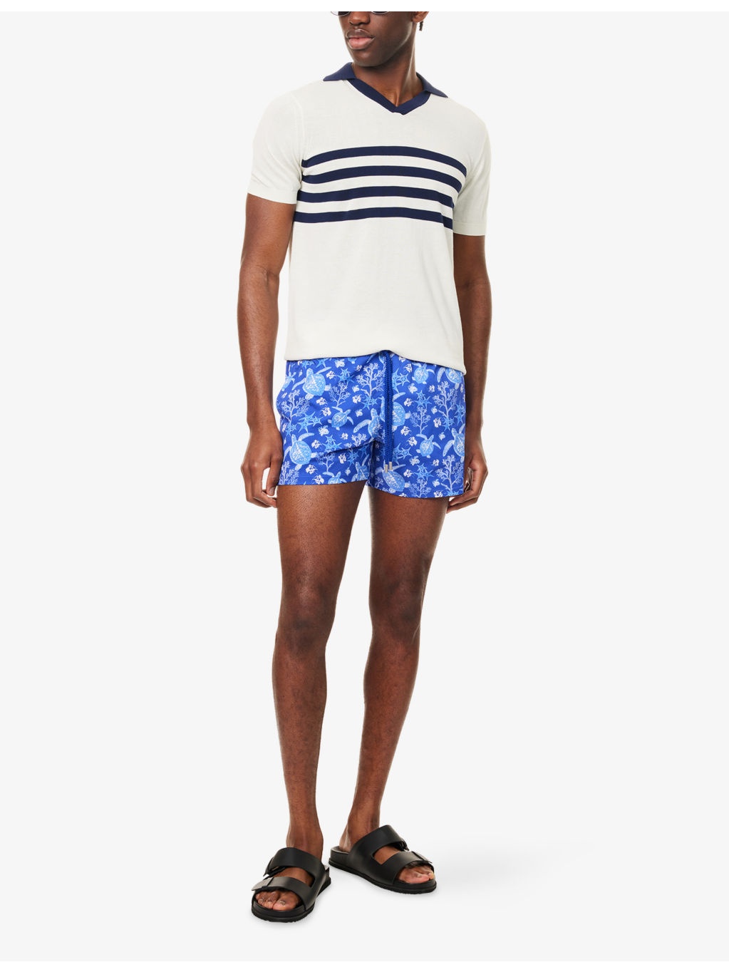 Moorise Graphic-Print Swim Shorts - 2