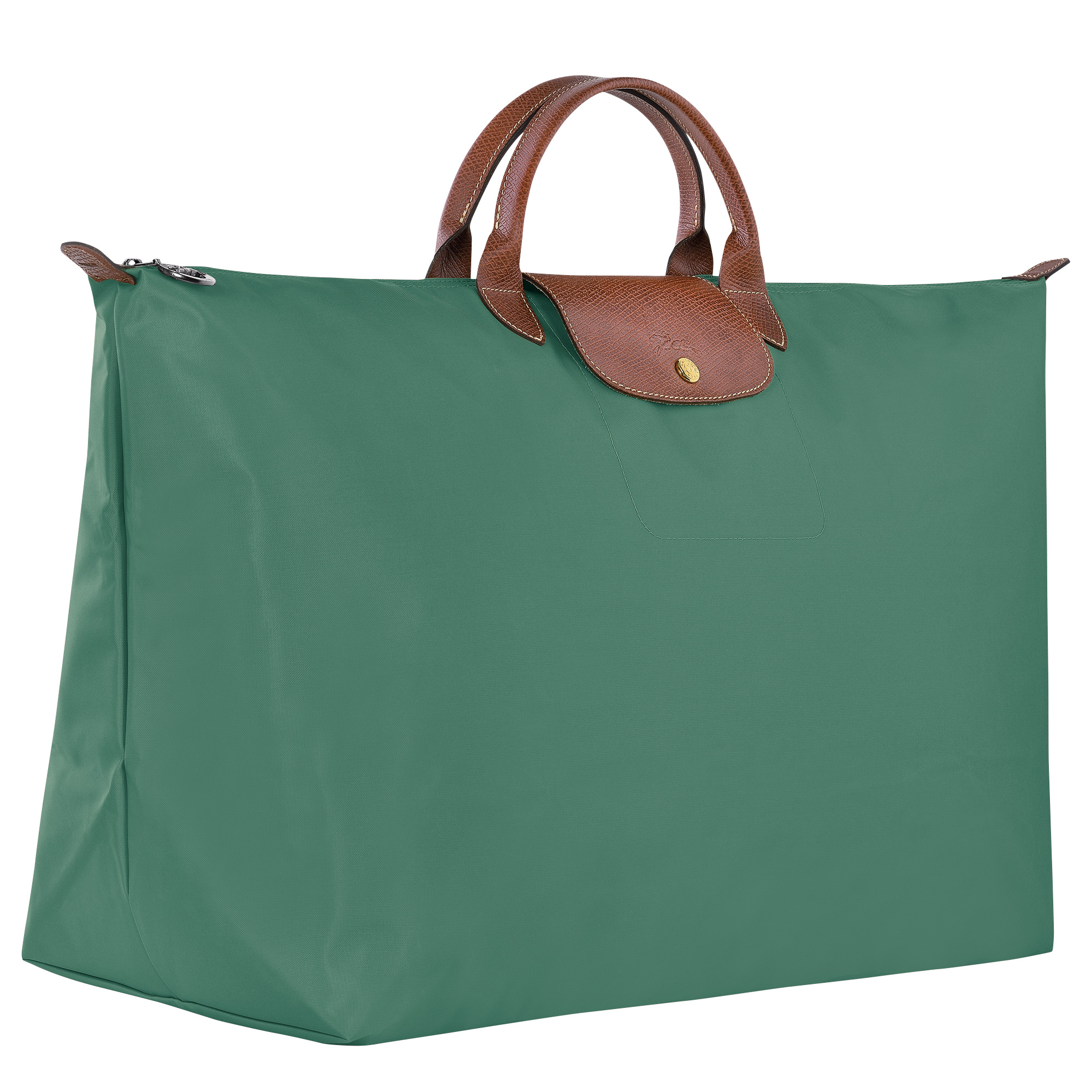 Le Pliage Original M Travel bag Sage - Recycled canvas - 2