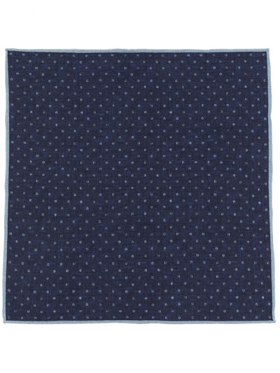 Brunello Cucinelli polka dot print cotton handkerchief outlook