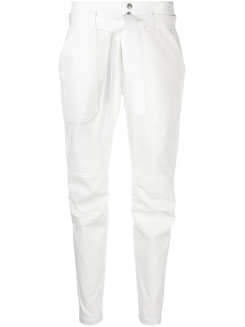 Abby cotton-blend trousers 1