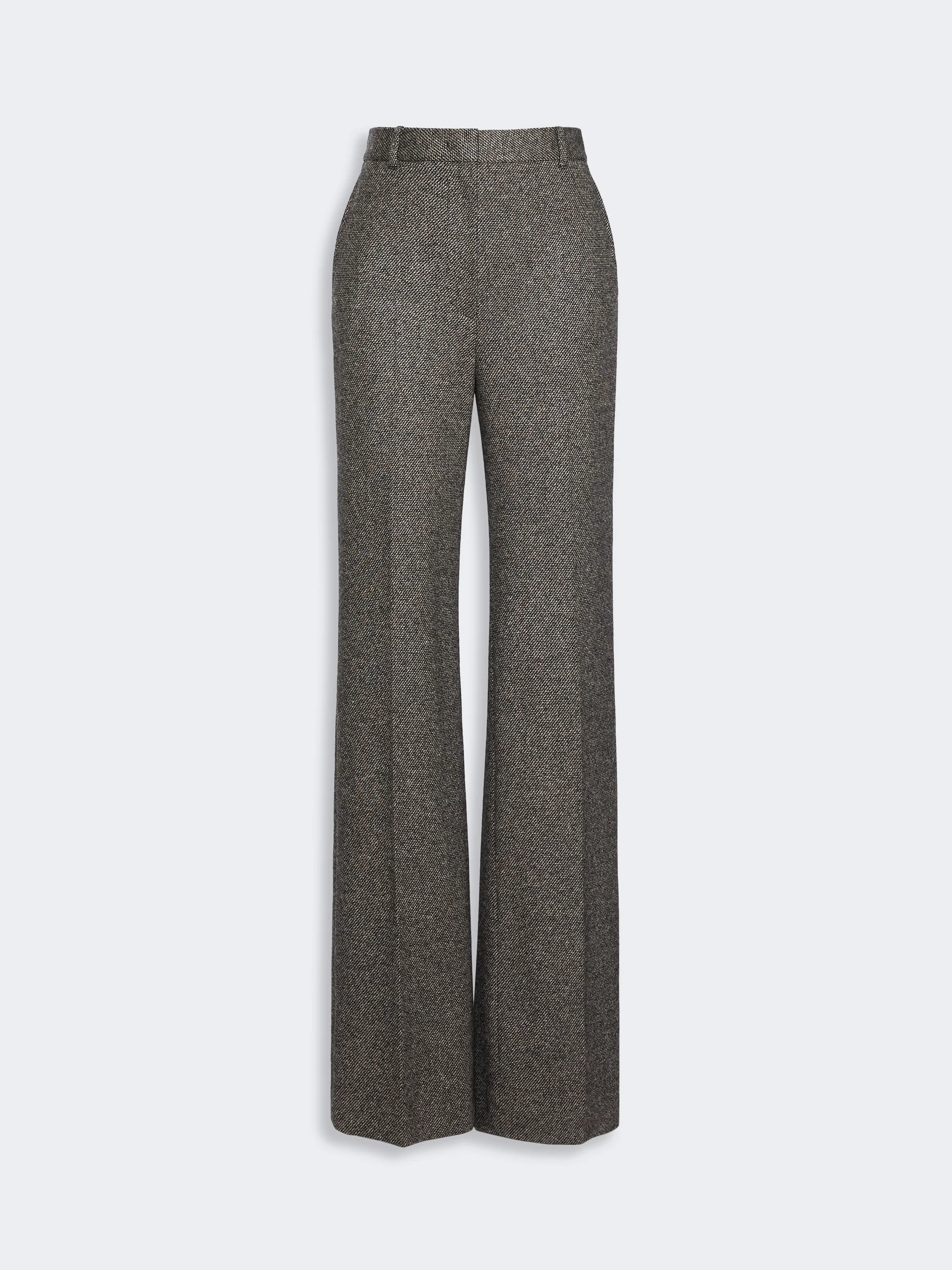 EDICOLA Flared jacquard jersey trousers - CAMEL - 1