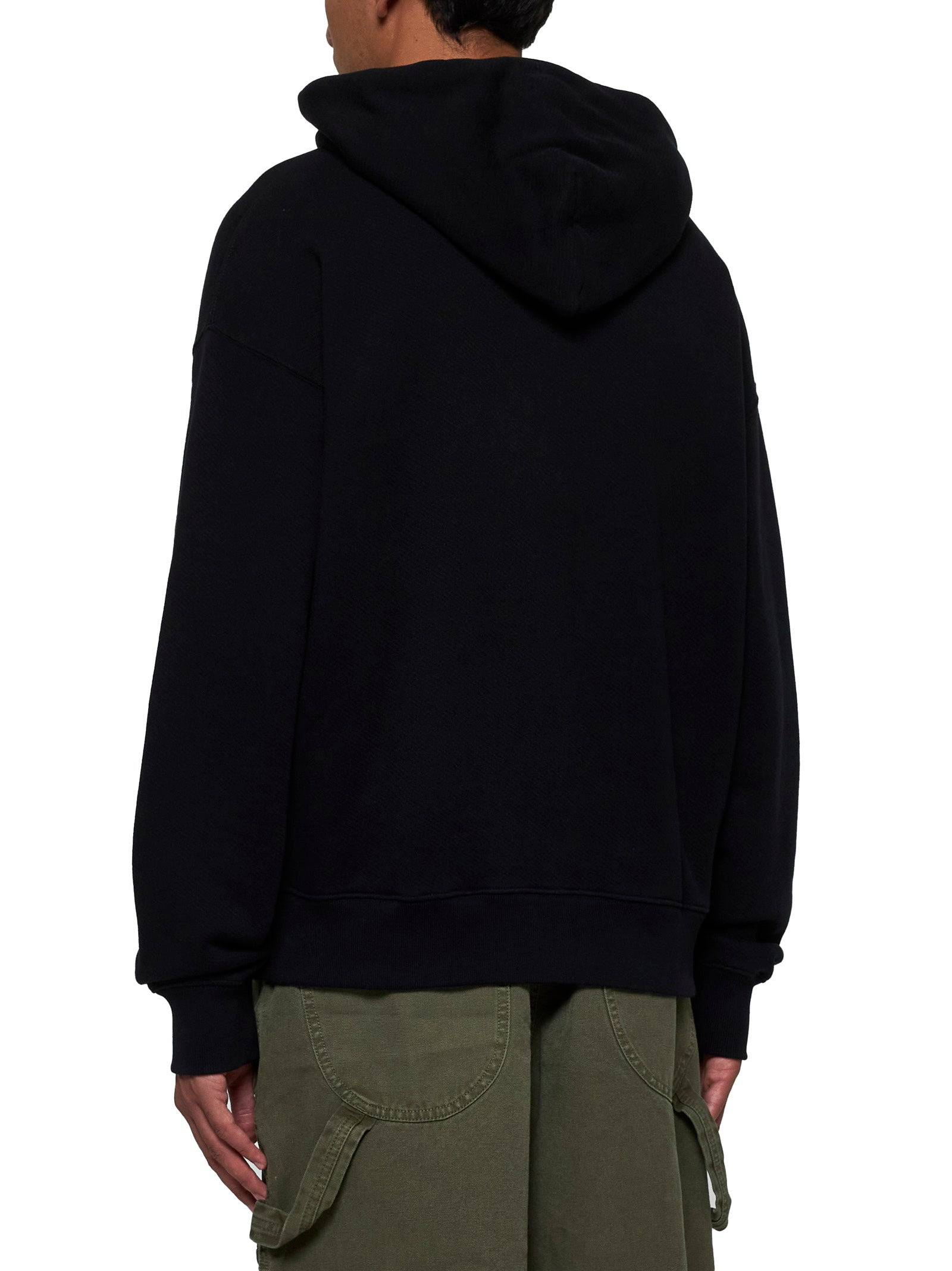 Collage cotton hoodie - 4