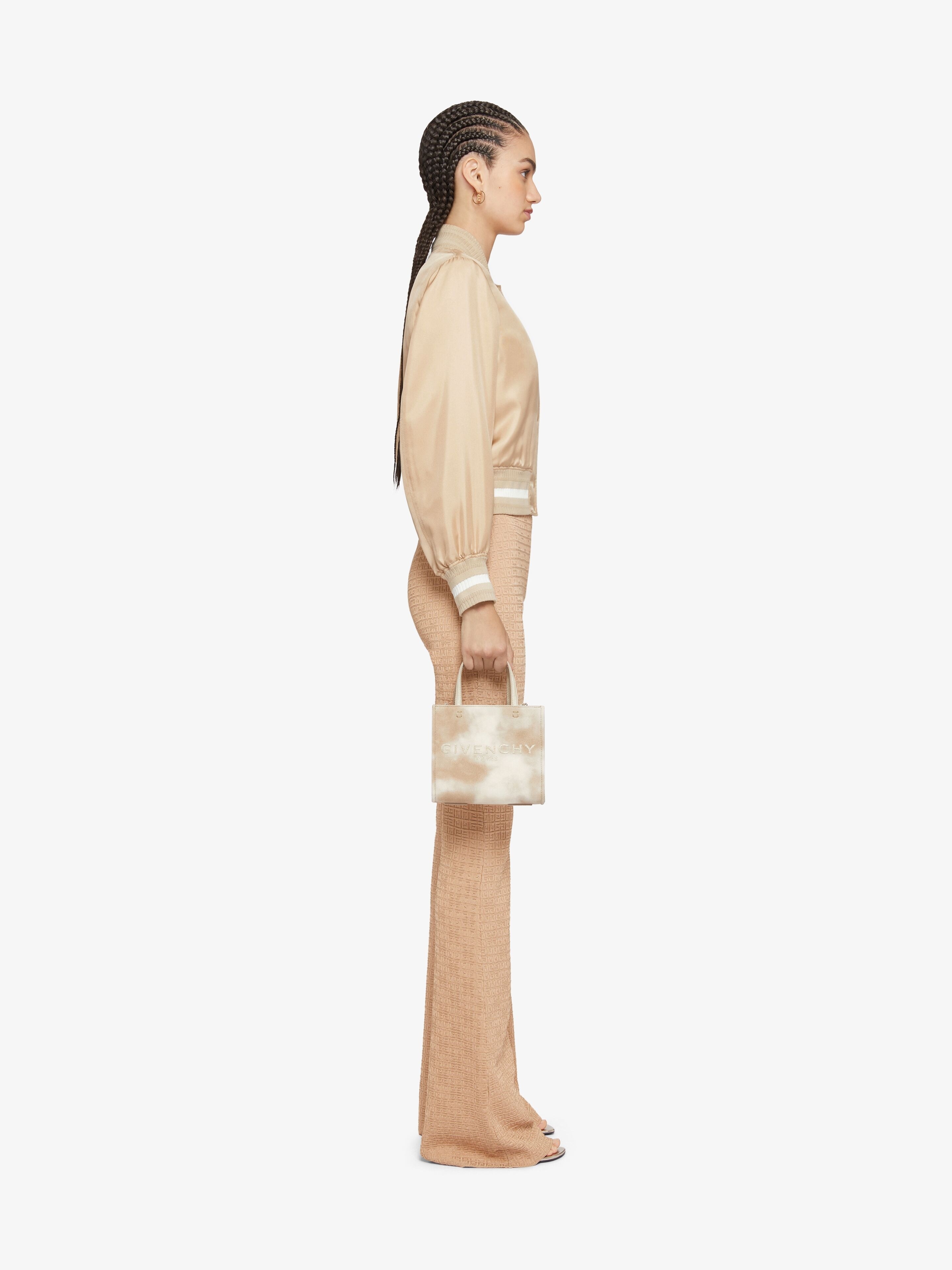 FLARE PANTS IN 4G MINI JACQUARD - 3