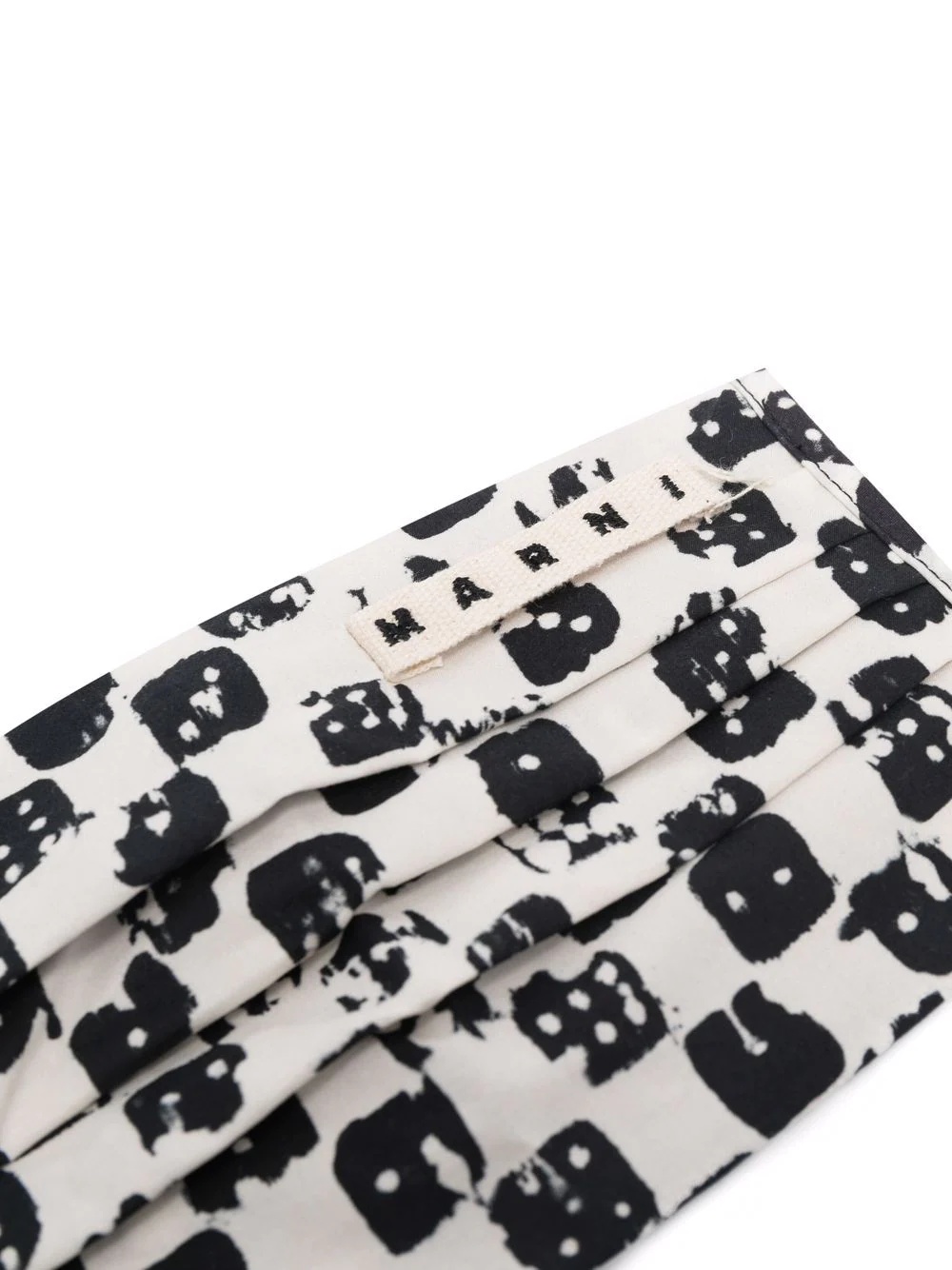 dice-print face mask cover - 3