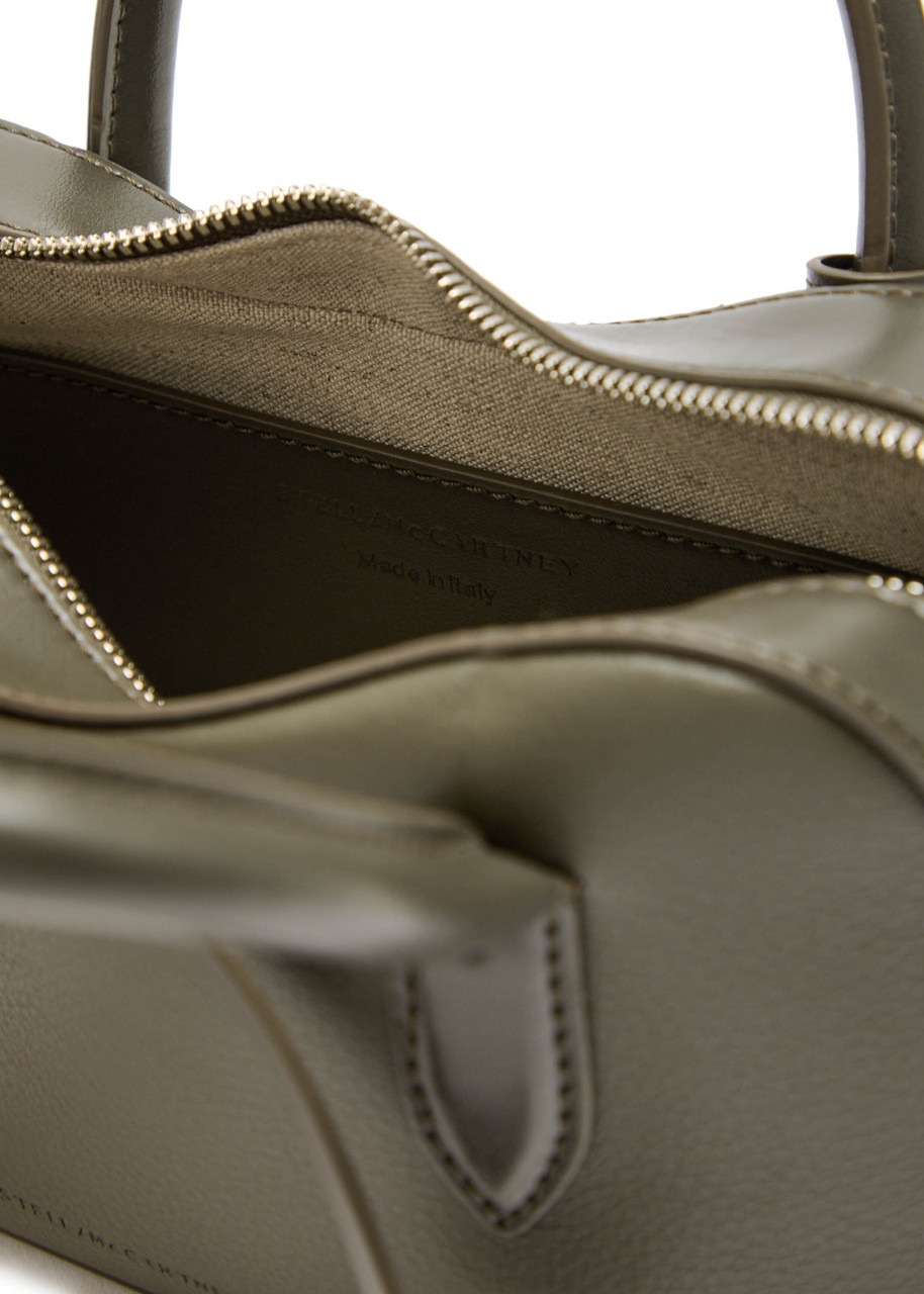 Stella Mccartney Stella Ryder Small Faux Leather top Handle bag - 4