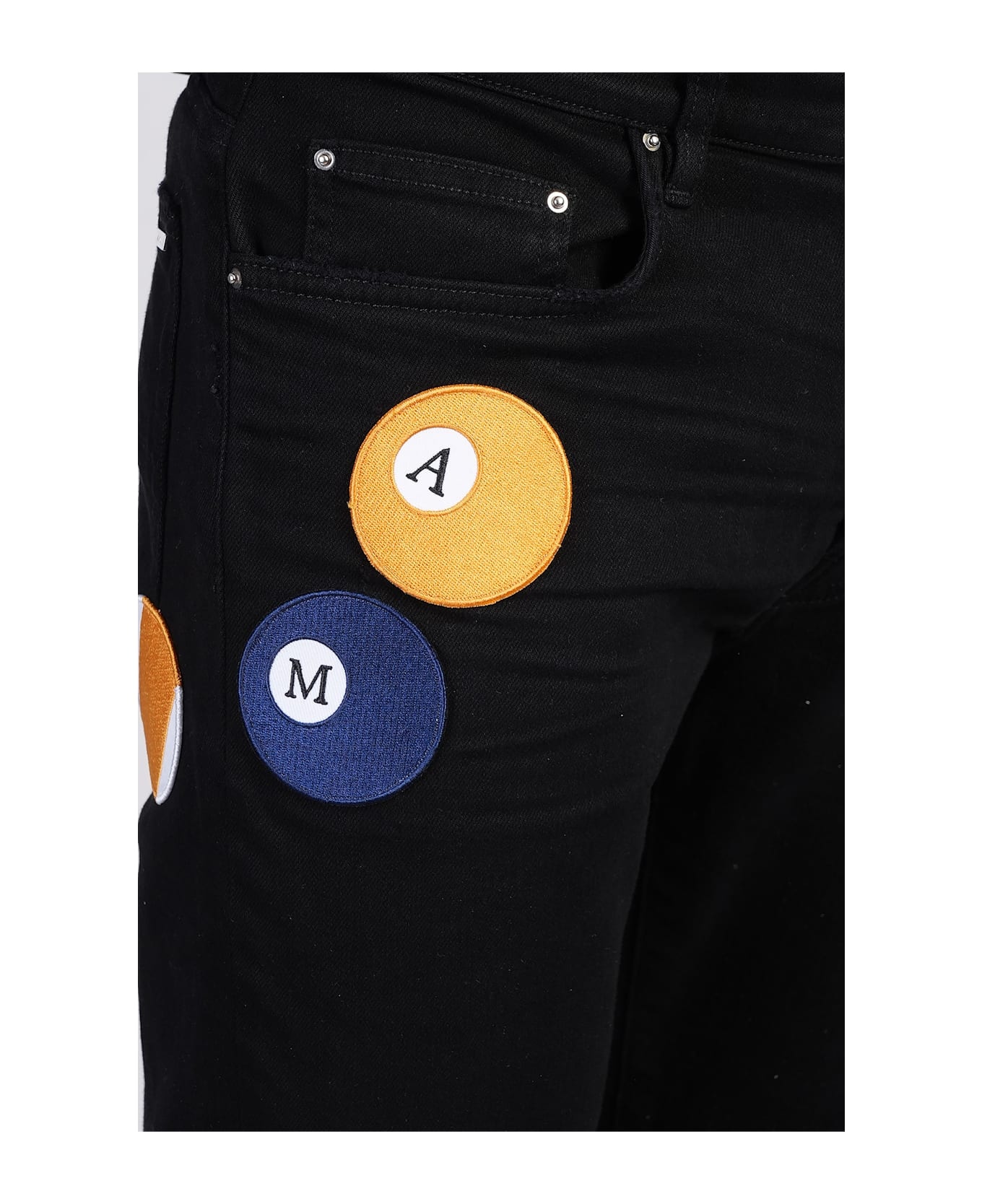 Jeans In Black Denim - 5