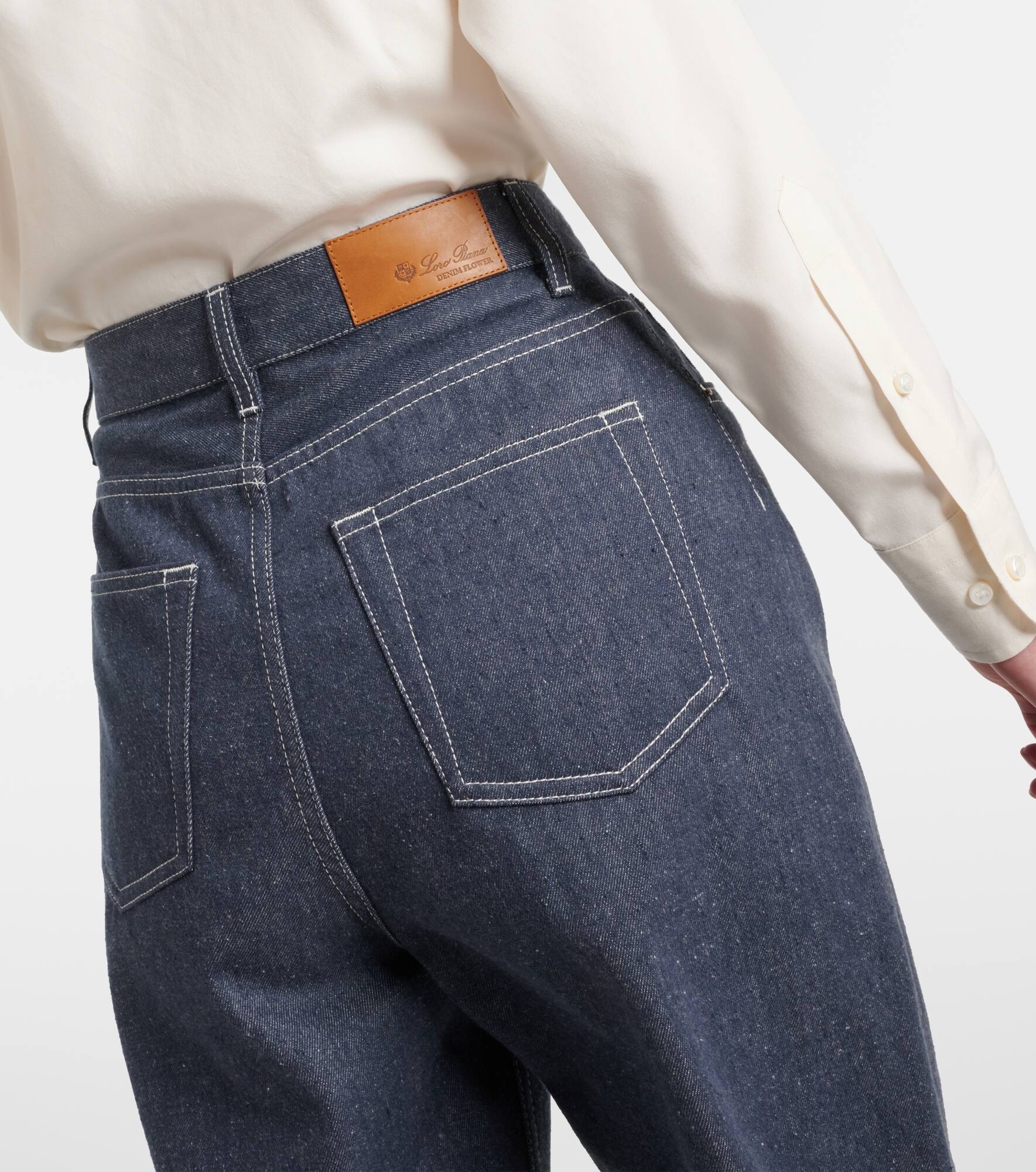 Tye high-rise wide-leg jeans - 6