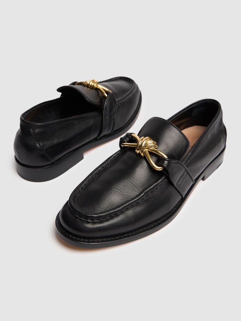 Astaire crinkled leather loafers - 3