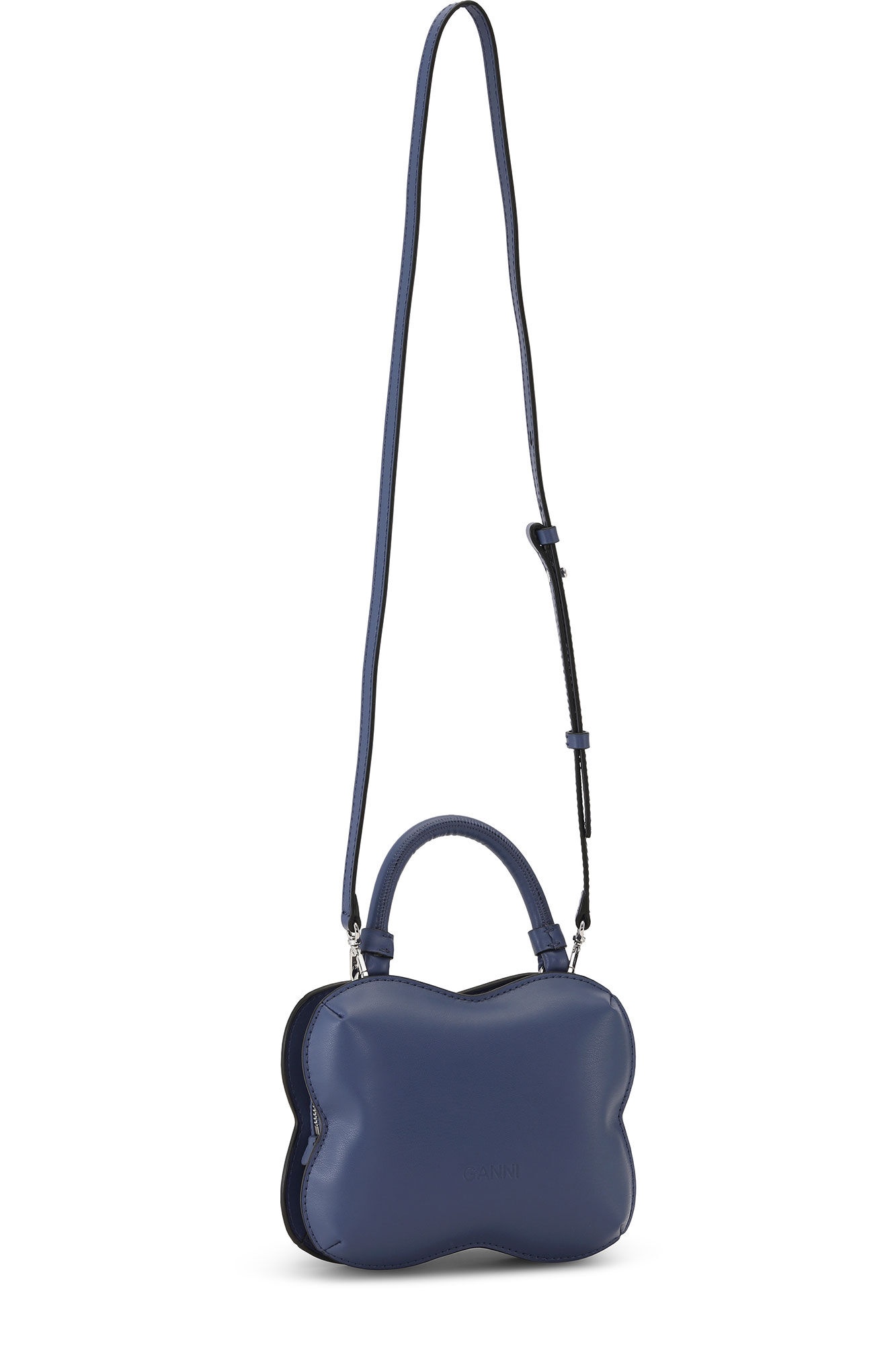 DARK BLUE SMALL BUTTERFLY CROSSBODY BAG - 2