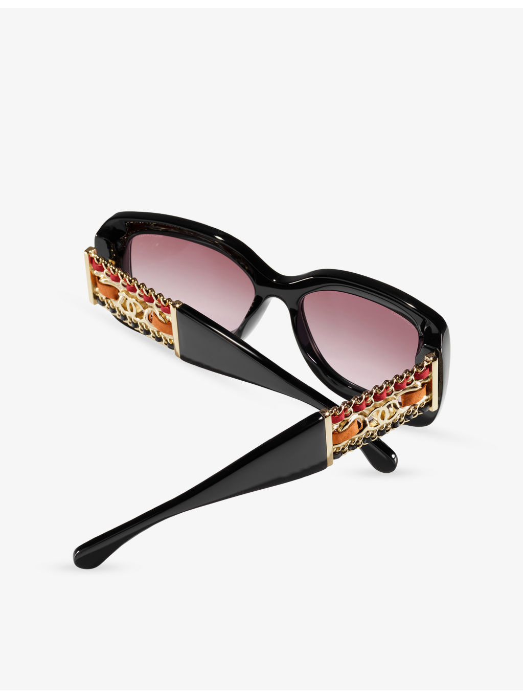CH5535Q Square-Frame Acetate Sunglasses - 4