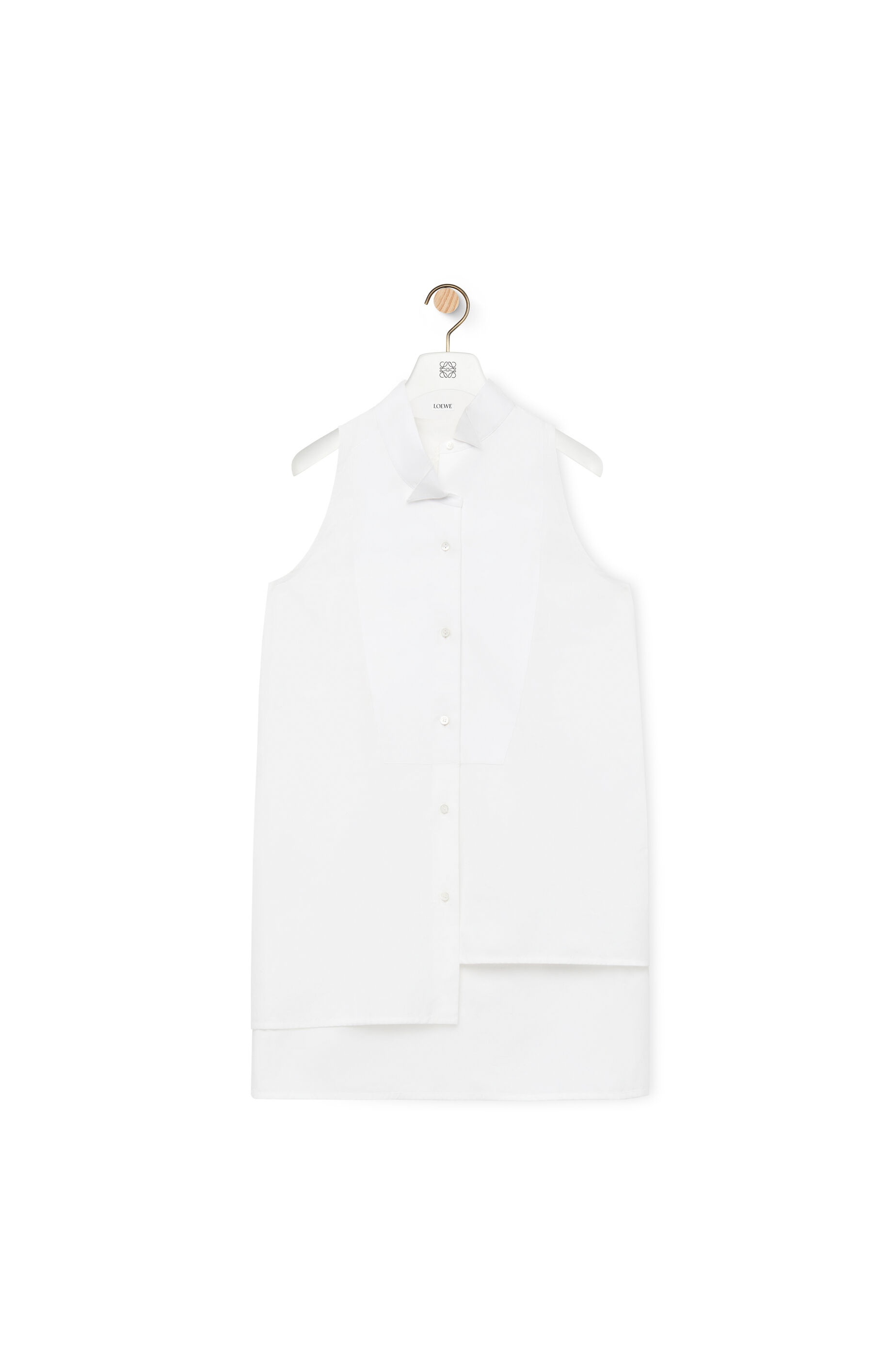 Asymmetric shirt in cotton - 1