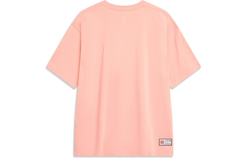 Li-Ning Li-Ning BadFive Graphic T-shirt 'Pink' AHST909-2 outlook