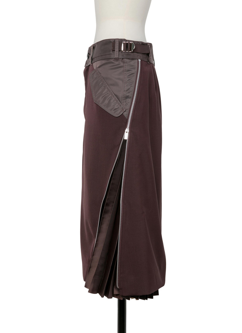 sacai Suiting Mix Skirt outlook