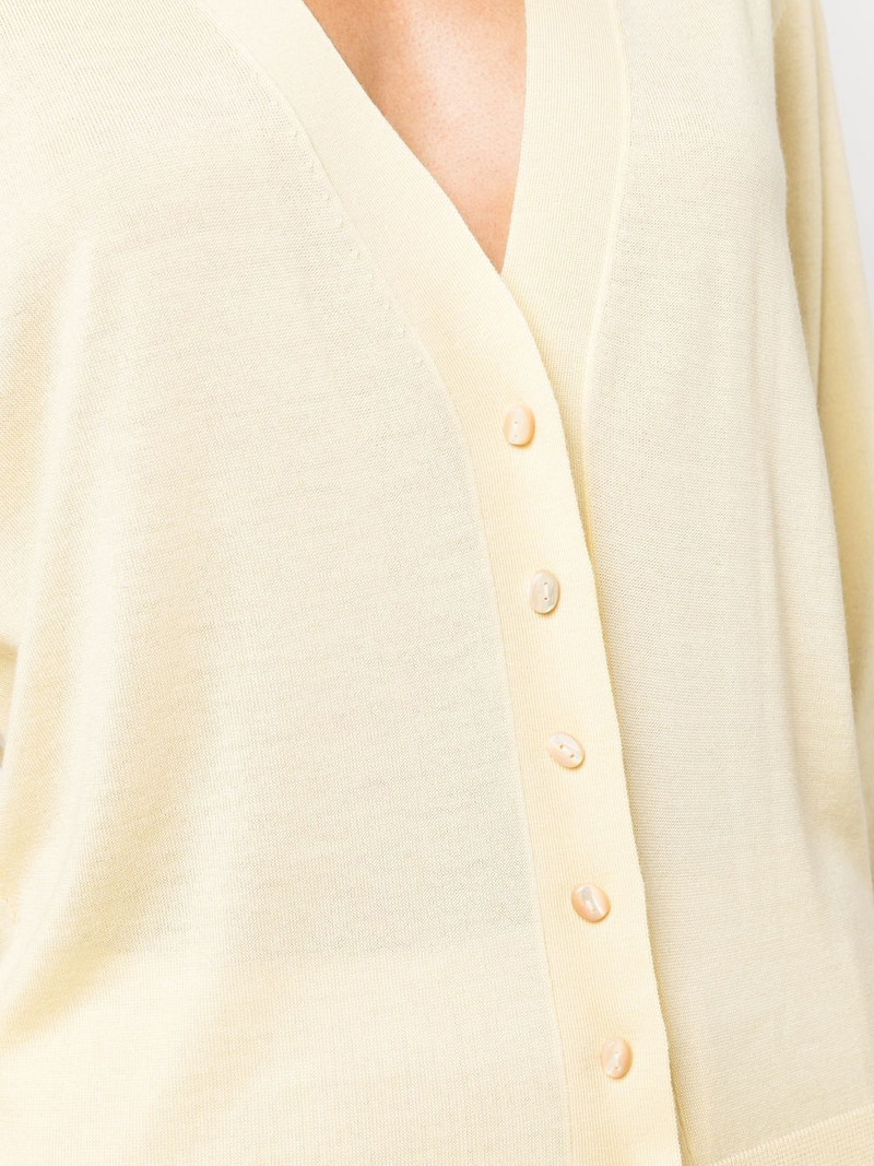 fine-knit V-neck cardigan 5