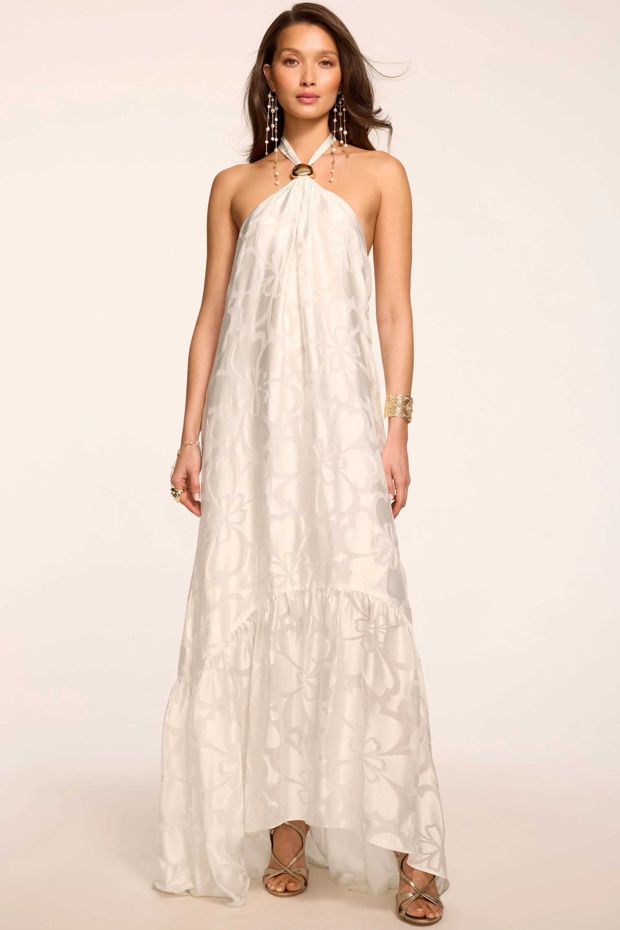 Zelda Printed Halter Maxi Dress - 1