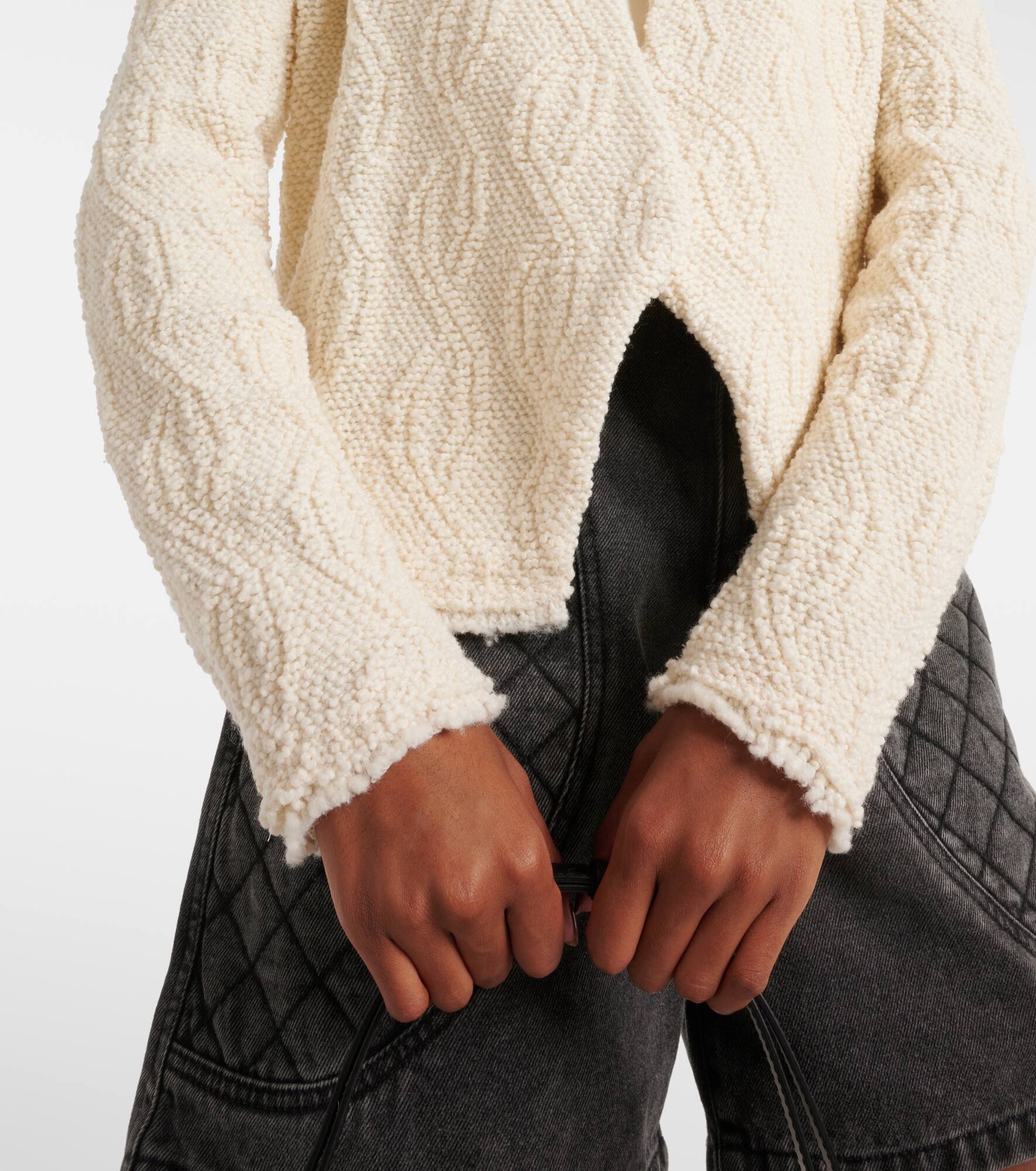 Loyana wool-blend jacket - 6