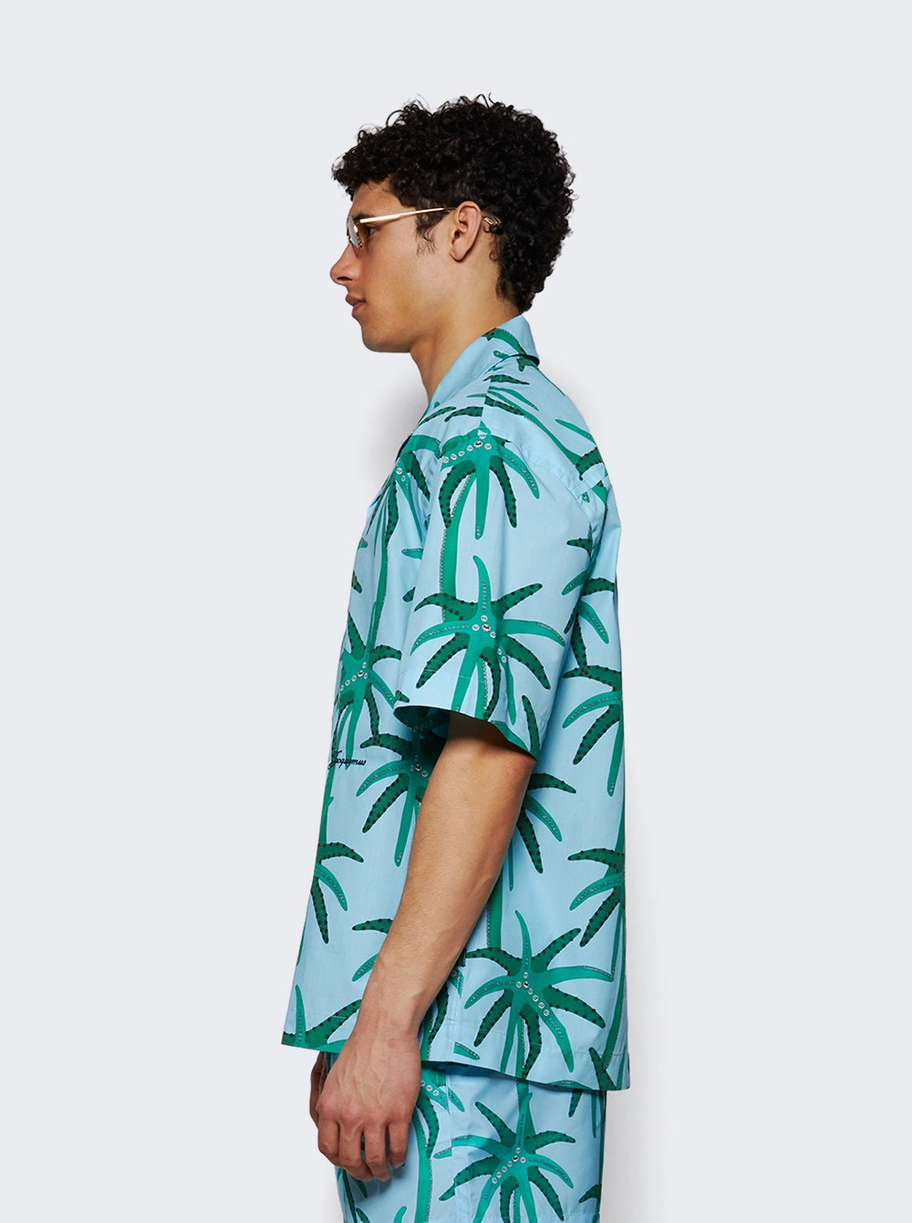Jean Shirt Print Palmtrees Star Blue - 3