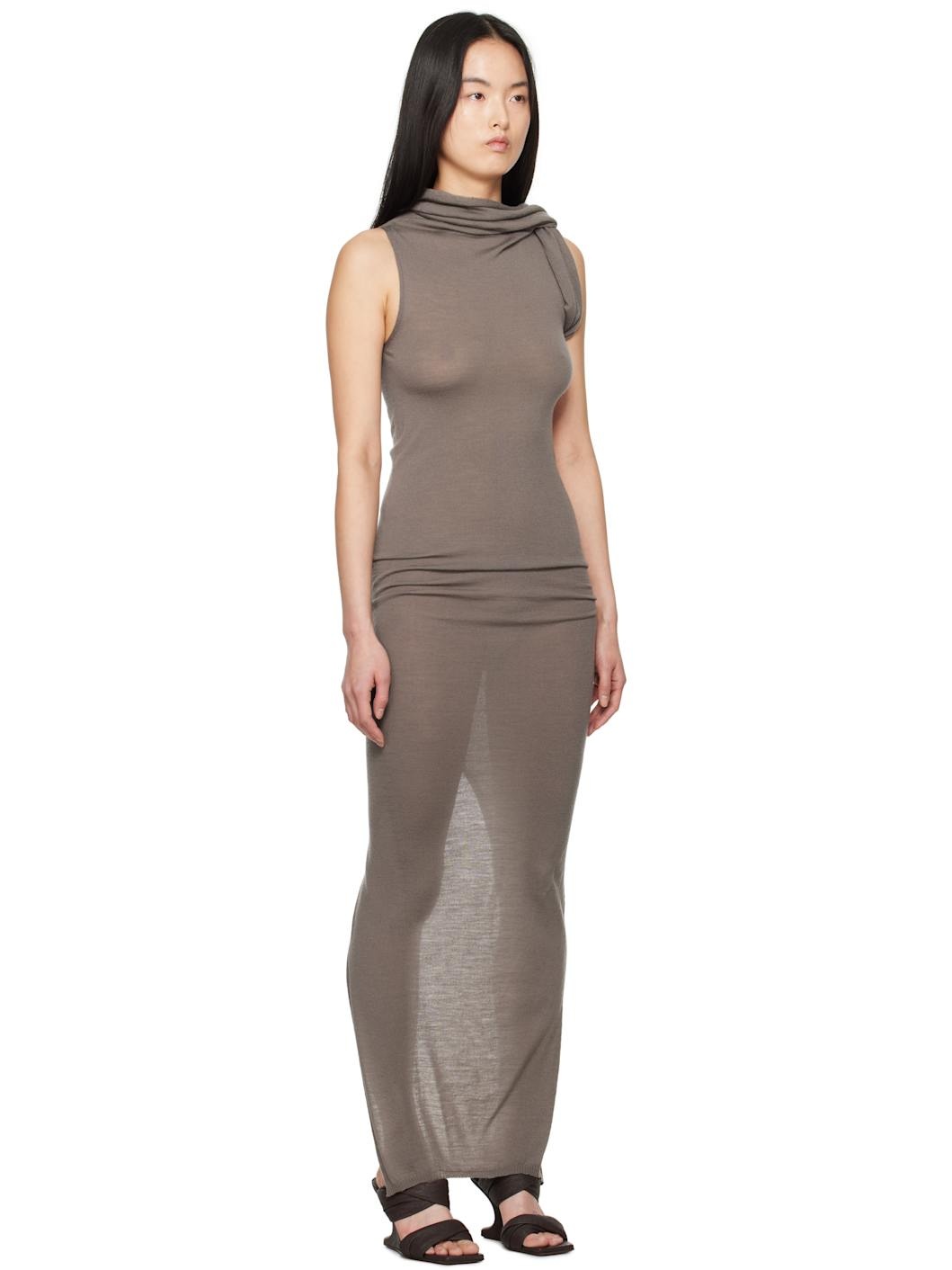 Gray Hollywood Banded T Maxi Dress - 2