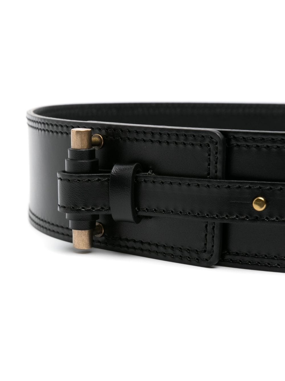 Vigo buckled leather belt - 2