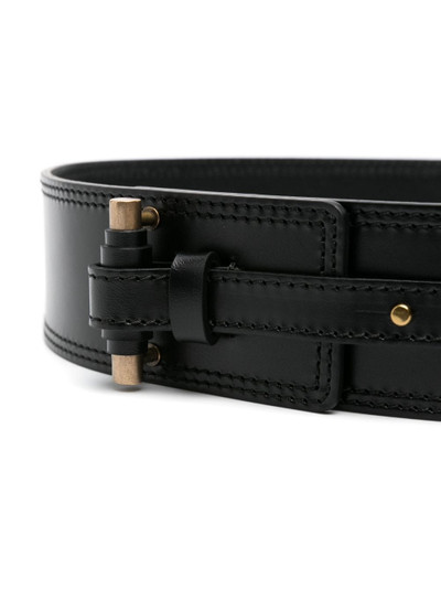 Isabel Marant Vigo buckled leather belt outlook