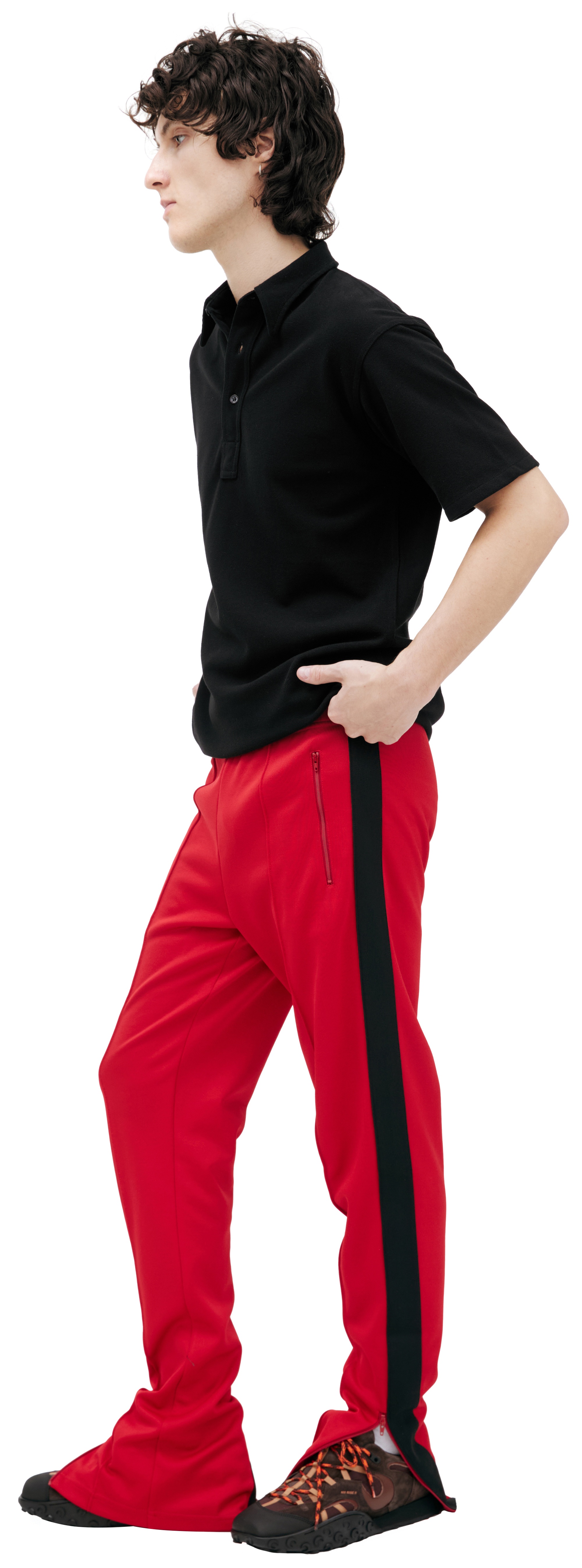 RED TROUSERS WITH STRIPES - 2