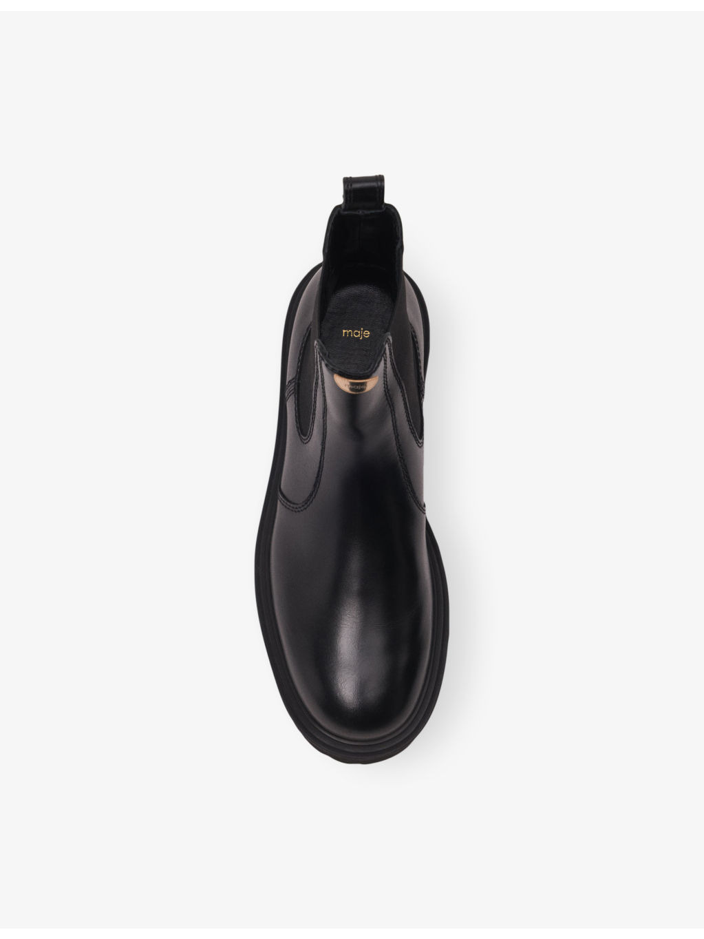 Branded Leather Chelsea Boots - 2