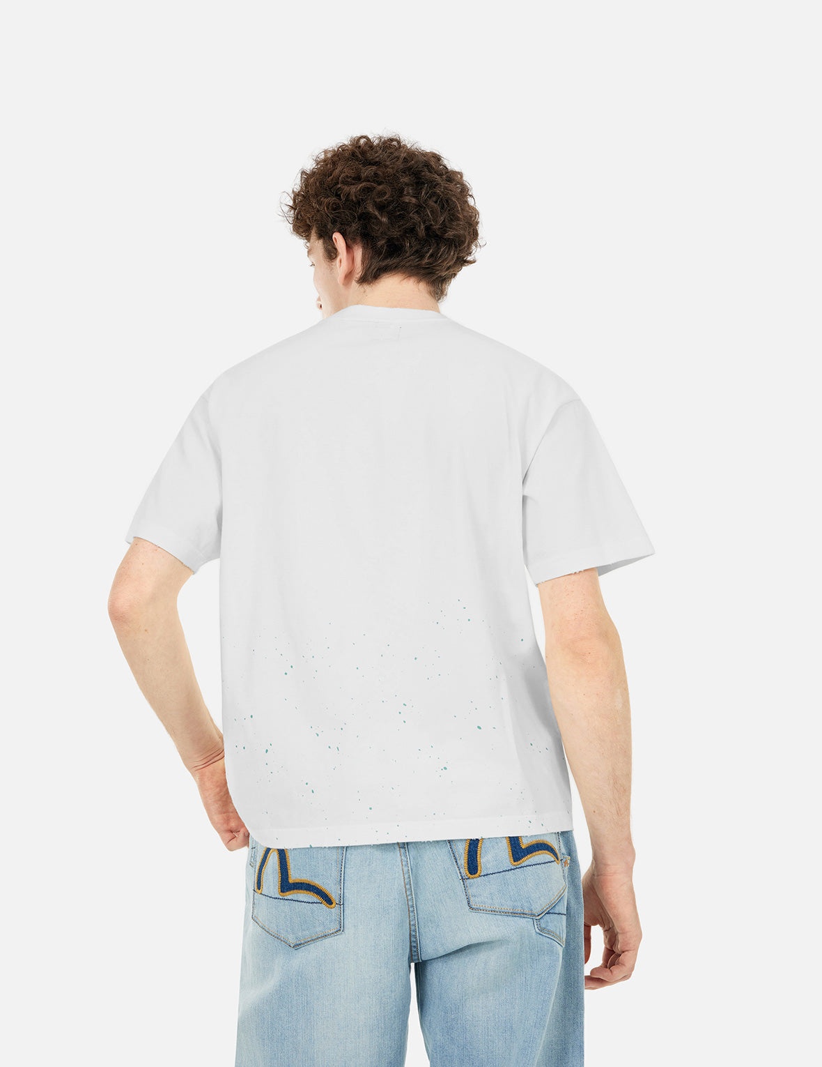 Logo and Seagull Print Relax Fit T-shirt - 7