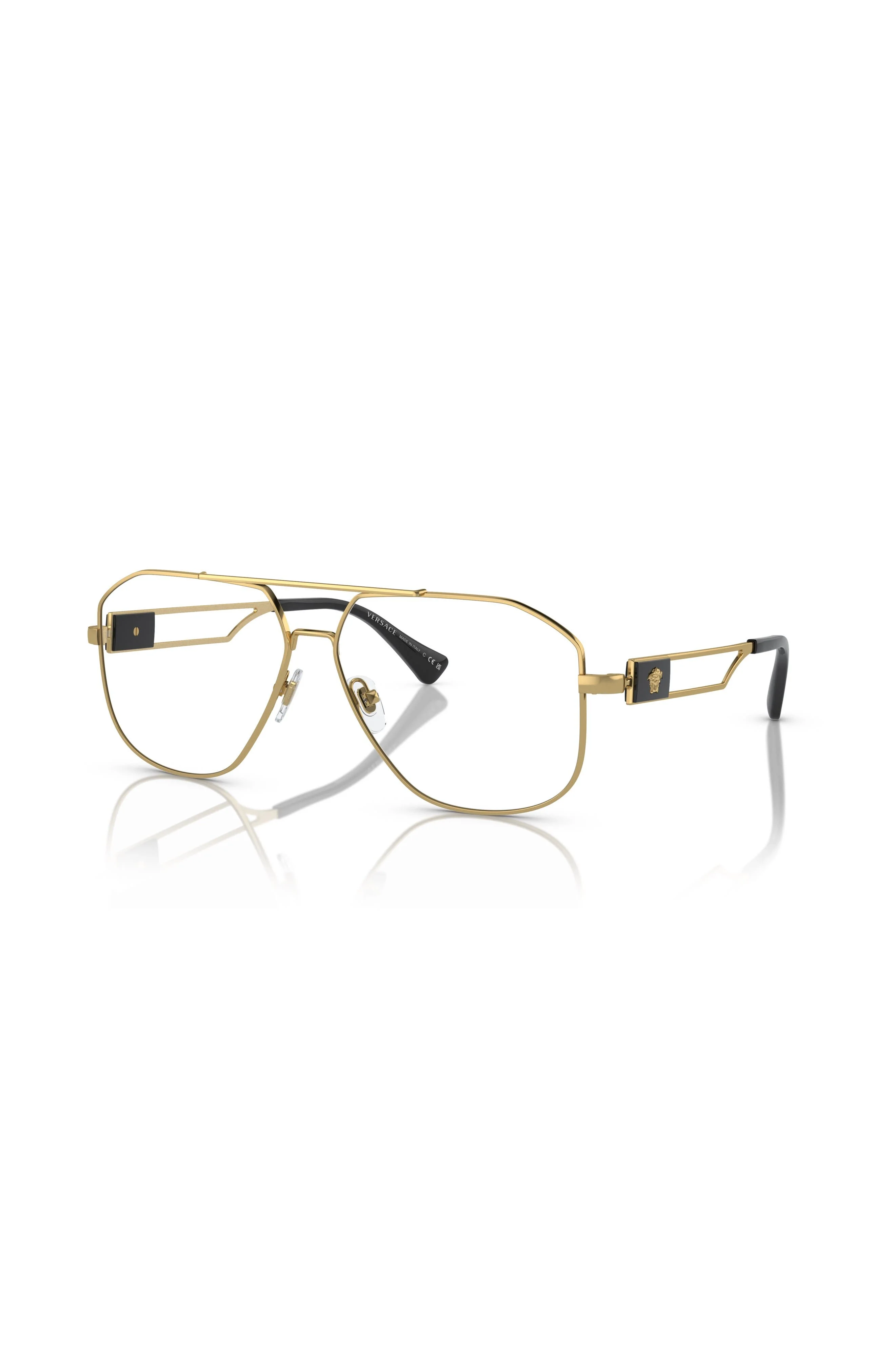 Versace 59mm Pilot optical glasses in Gold at Nordstrom - 1
