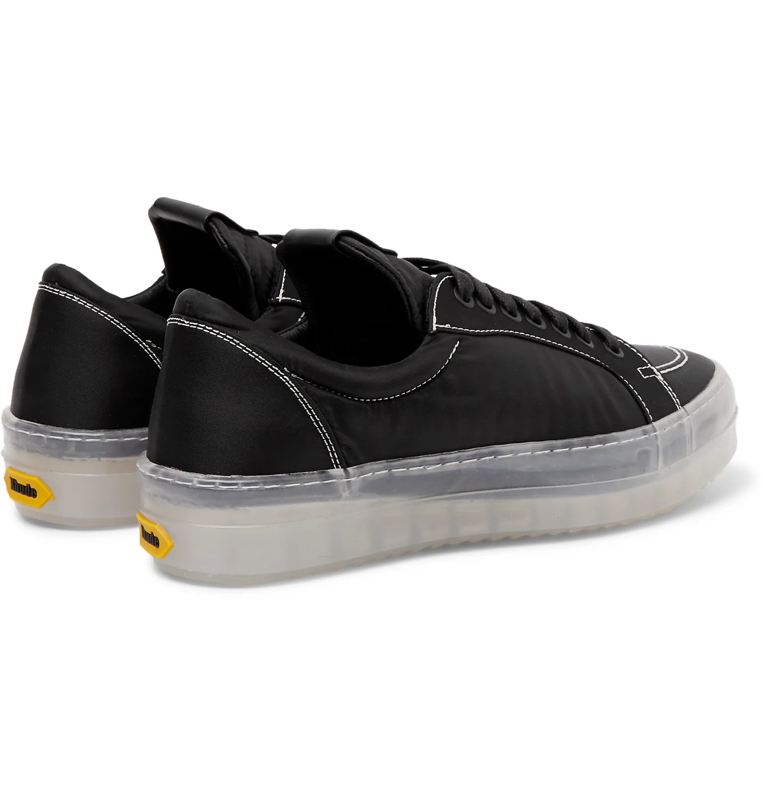 V1 Leather-Trimmed Nylon Sneakers - 6