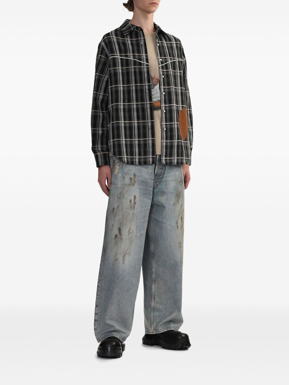 checked shirt - 2