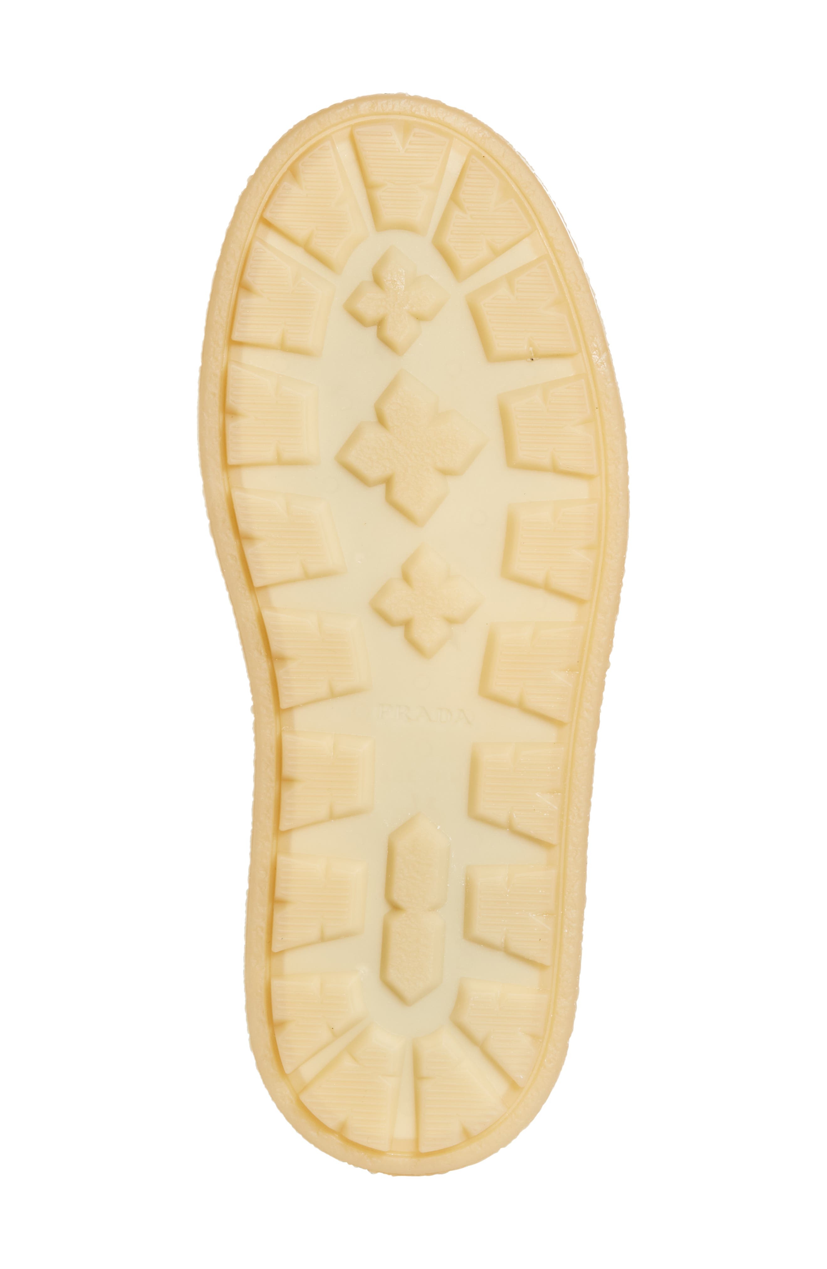 Prada Genuine Shearling Derby Bootie in Cacao at Nordstrom - 6