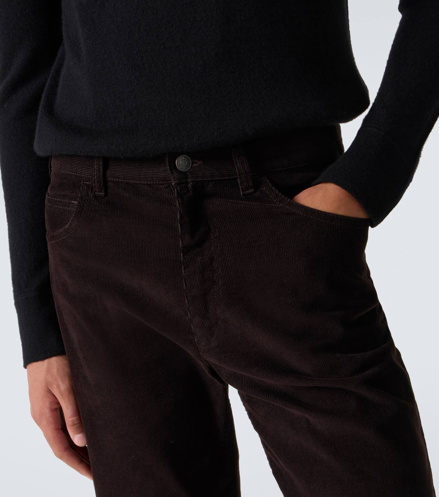 Fred cotton corduroy slim pants - 5
