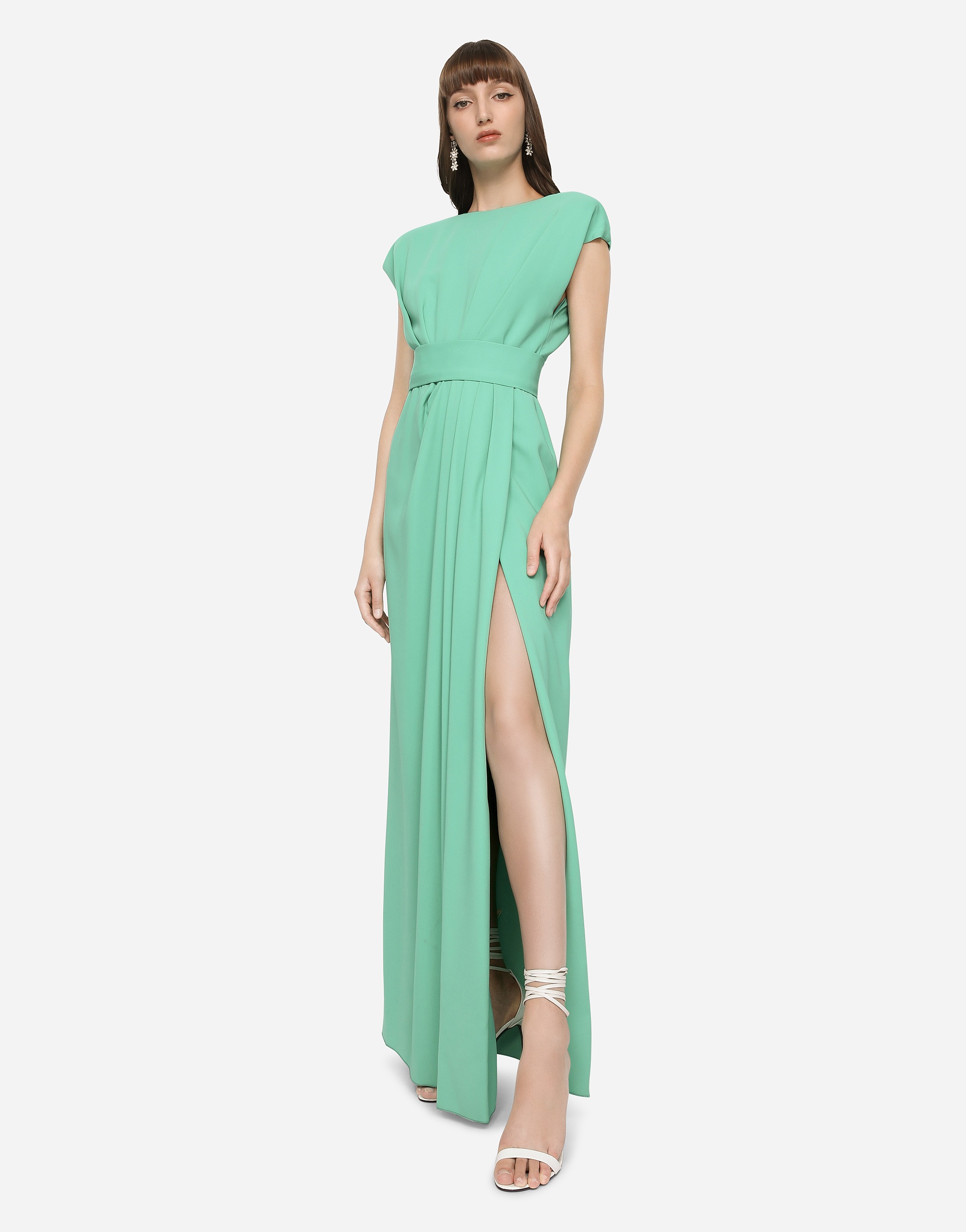 Long cady dress with slit - 6