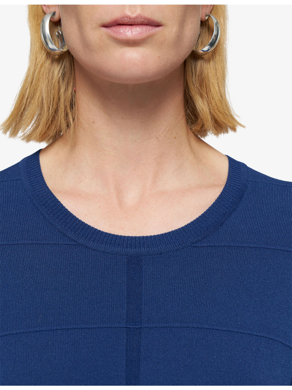 Grid-Knit Boxy-Fit Viscose-Blend T-Shirt - 5