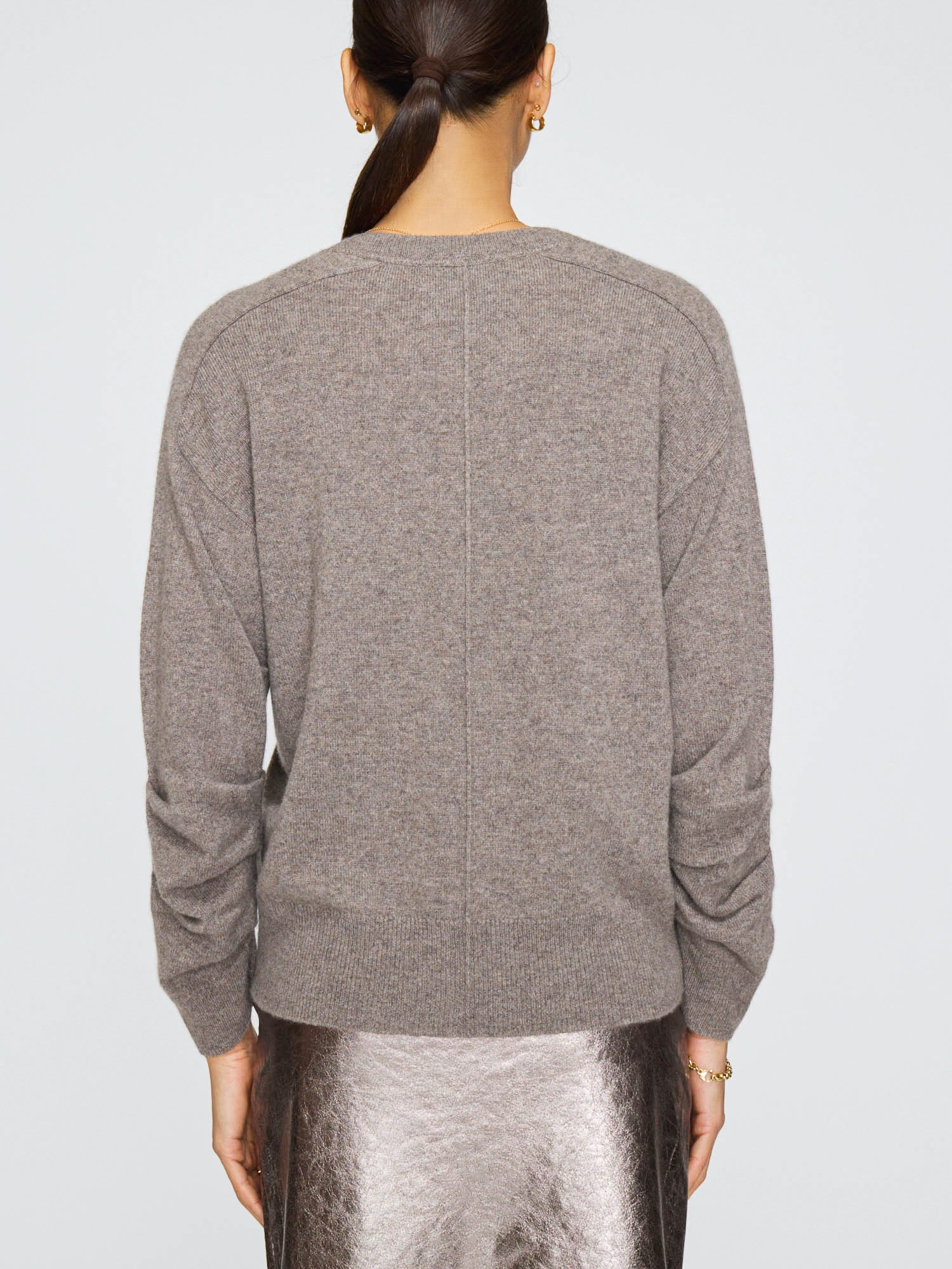 The Ennes Ruched Cashmere Sweater - 7