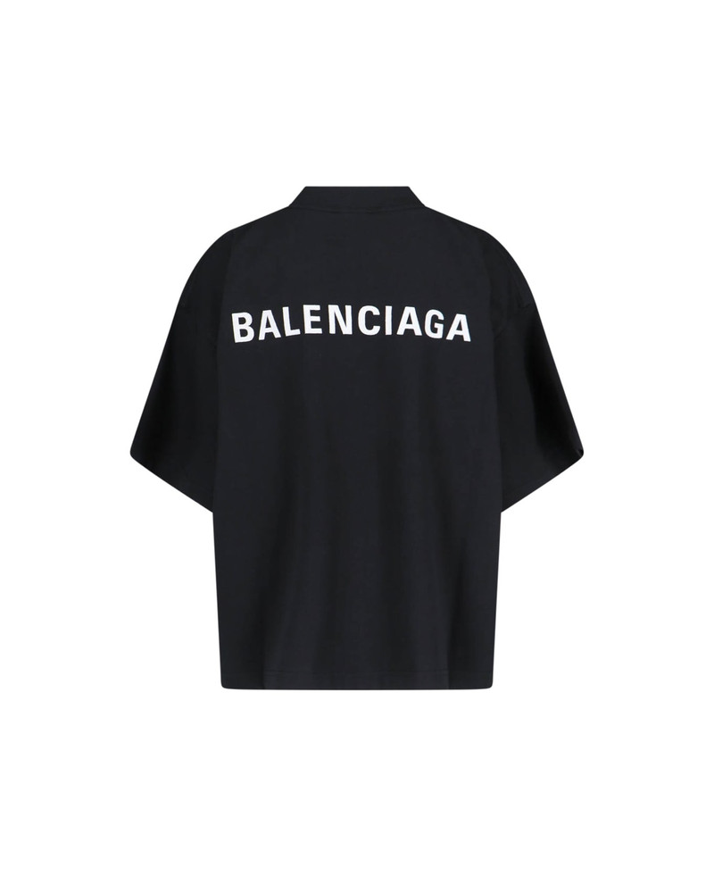 BALENCIAGA Logo Crop T-shirt outlook
